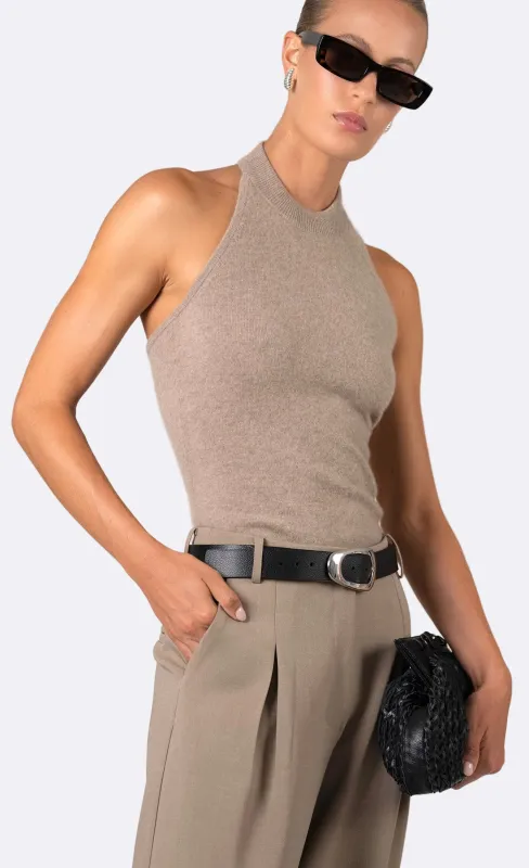 Tulsa Cashmere Halter made by Nonchalant Label
