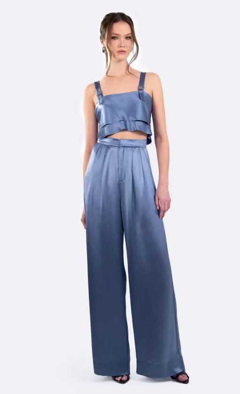 Astrid Crop - Steel Blue made by Nonchalant Label