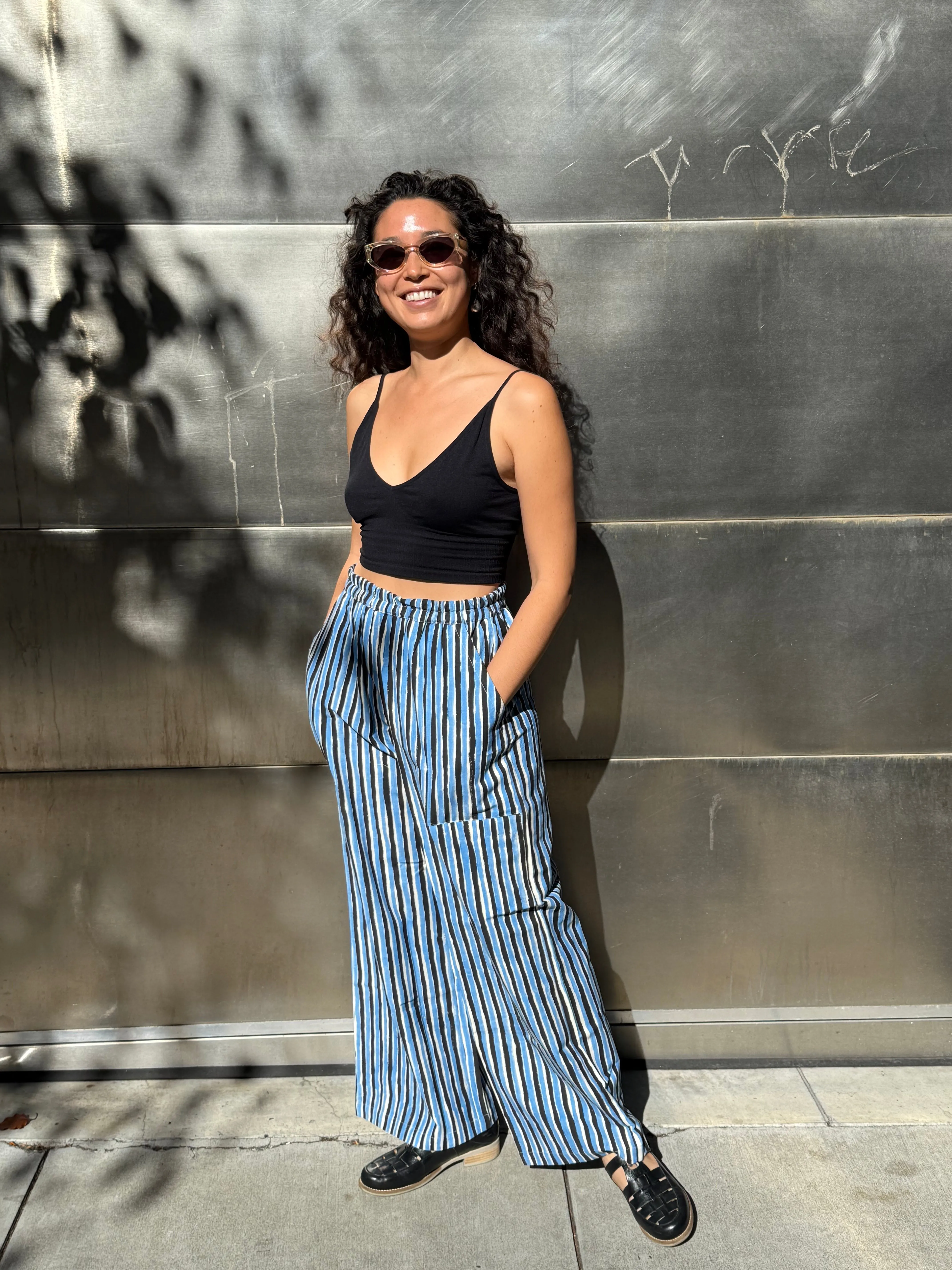 Omar Black and Blue Stripes sold by Happy French Gang product image thumbnail 2