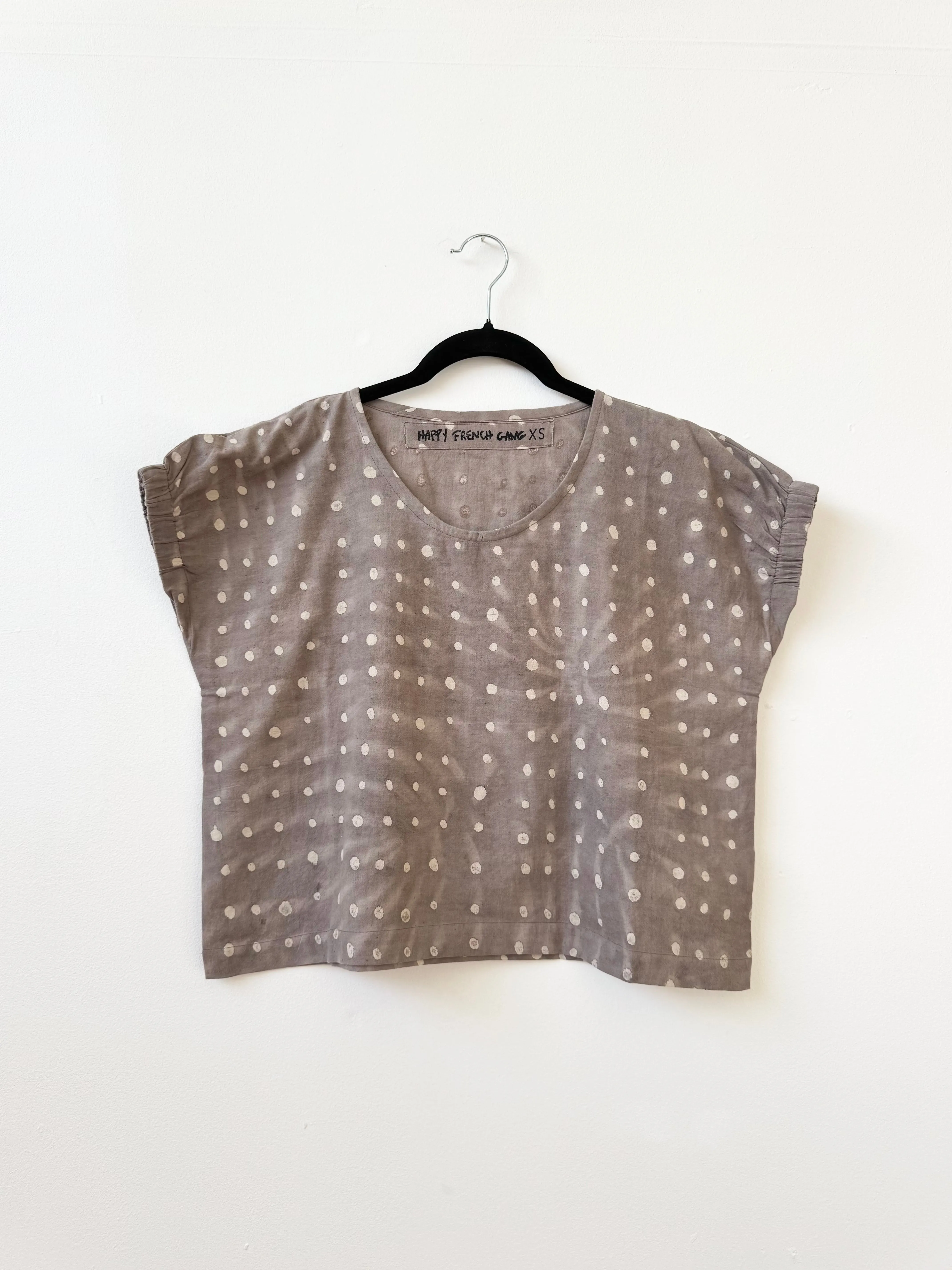 Zelia Grey Dots - Natural Variation sold by Happy French Gang product image thumbnail 5