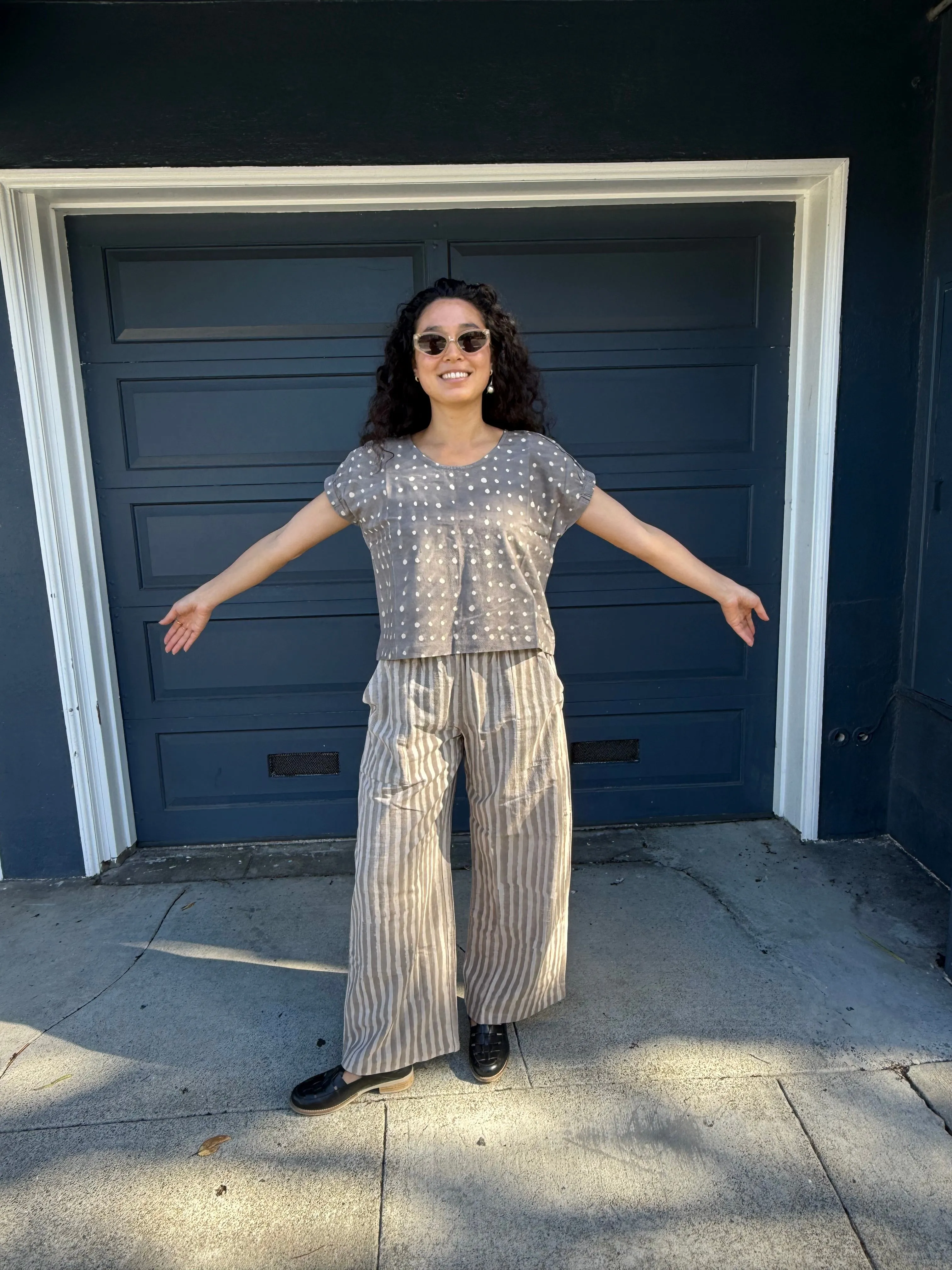 Zelia Grey Dots - Natural Variation sold by Happy French Gang product image thumbnail 2