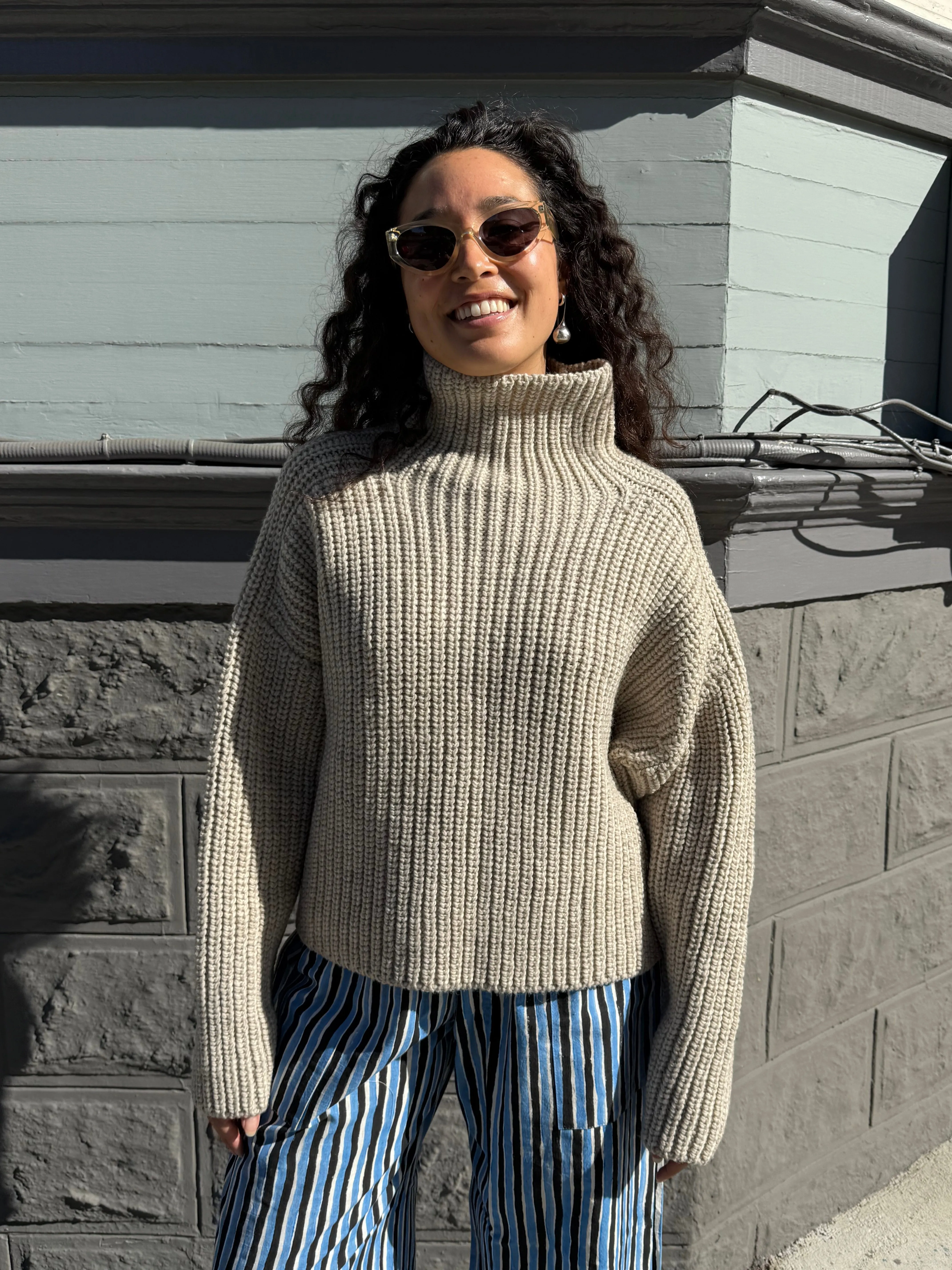 Bruno Highland Wool Sweater - Beige sold by Happy French Gang product image thumbnail 3