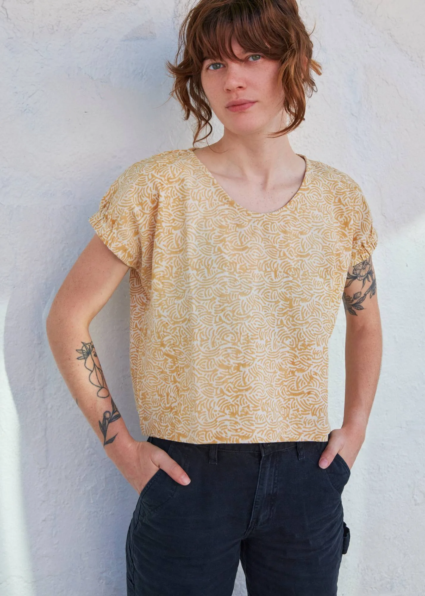 Zélia Top Camel Vibe sold by Happy French Gang product image thumbnail 2