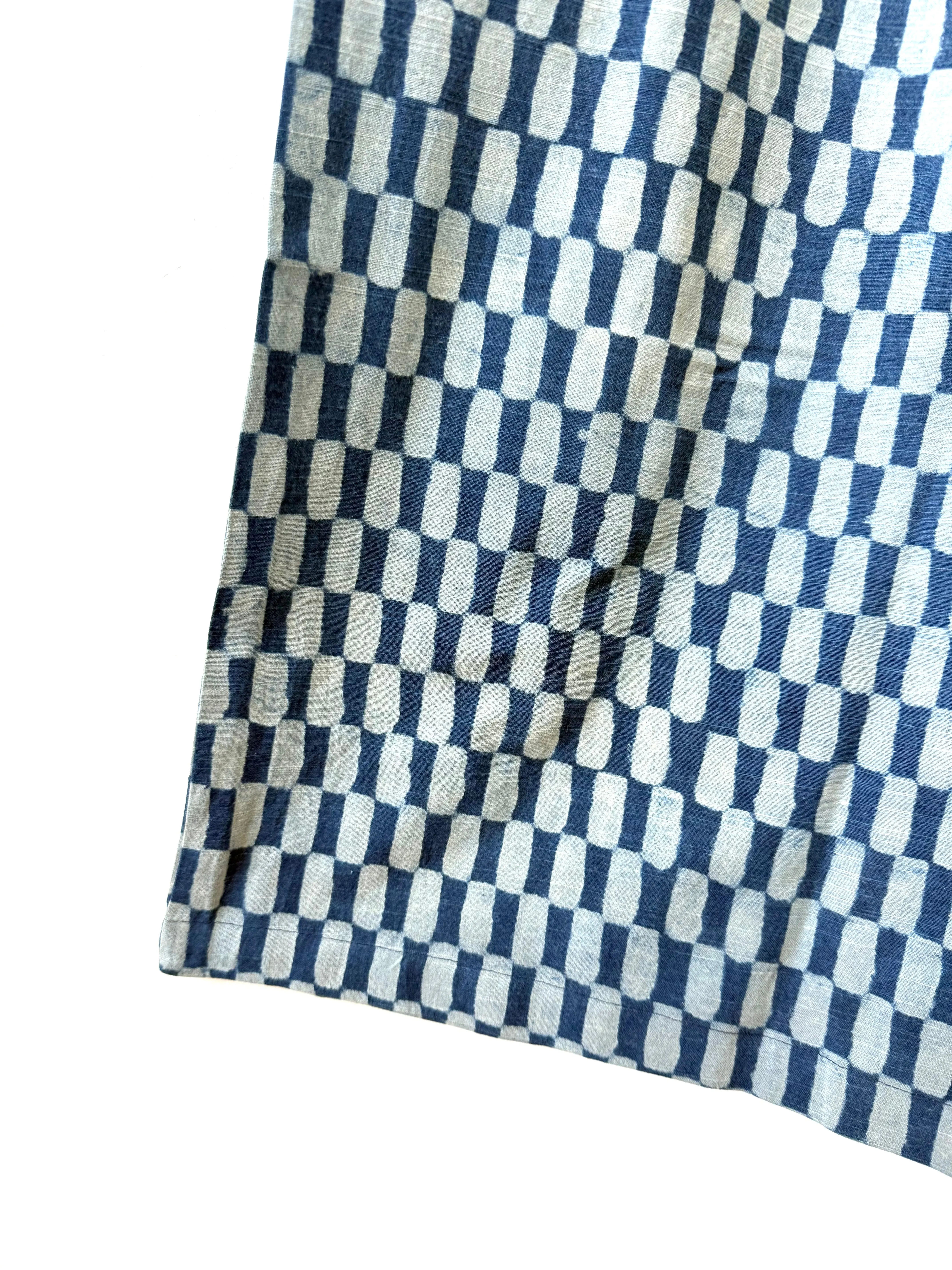 Omar Indigo Small Rectangles sold by Happy French Gang product image thumbnail 3