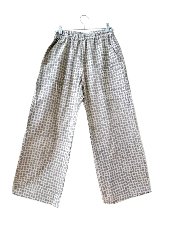 Omar Grey Check Pants sold by Happy French Gang