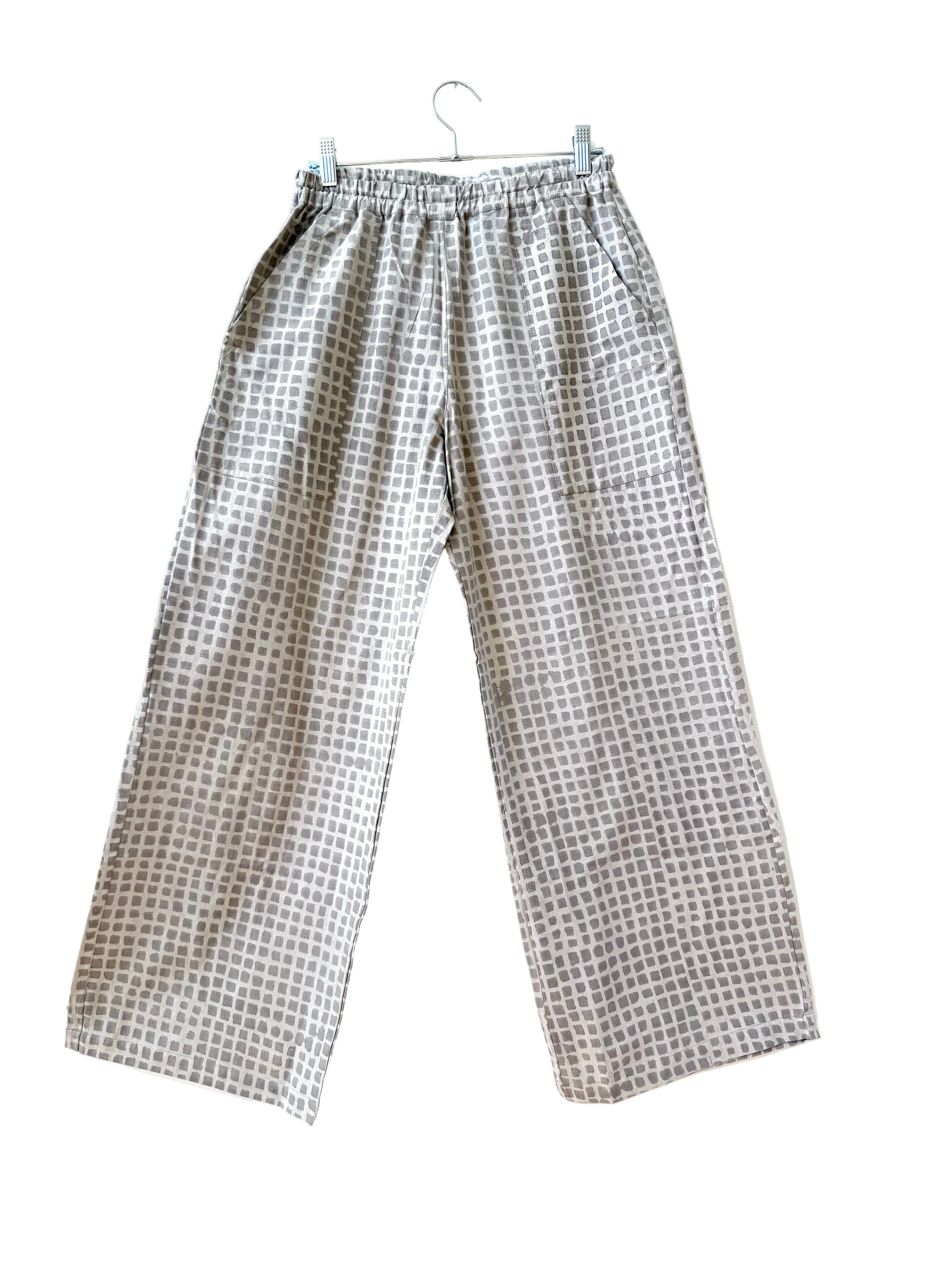 Omar Grey Check Pants sold by Happy French Gang