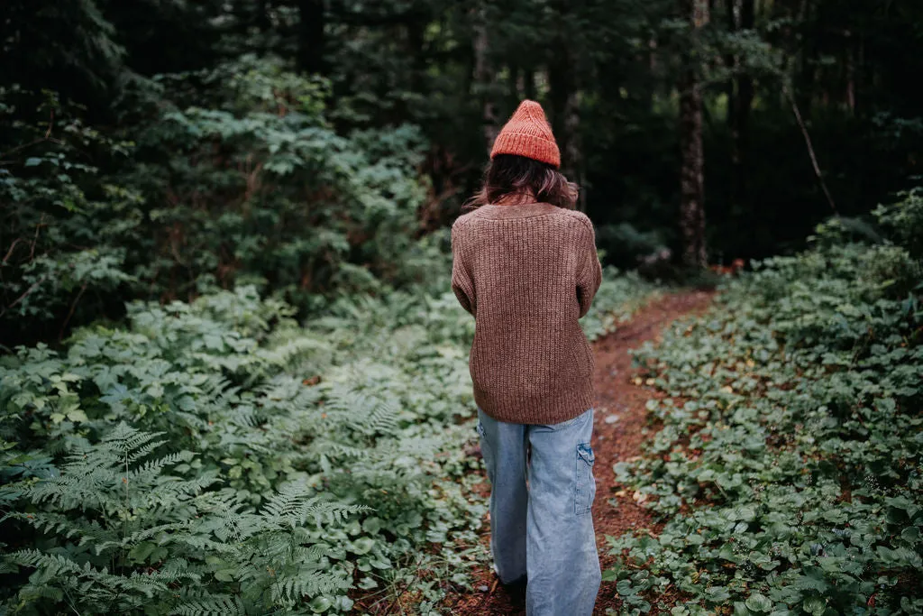 Caramel Gaston Cardigan, Undyed Aplaca sold by Happy French Gang product image thumbnail 5