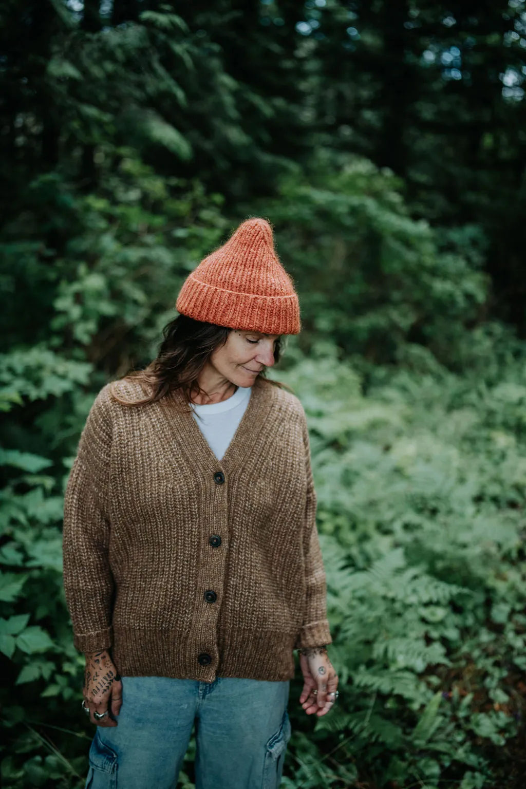 Caramel Gaston Cardigan, Undyed Aplaca sold by Happy French Gang product image thumbnail 2