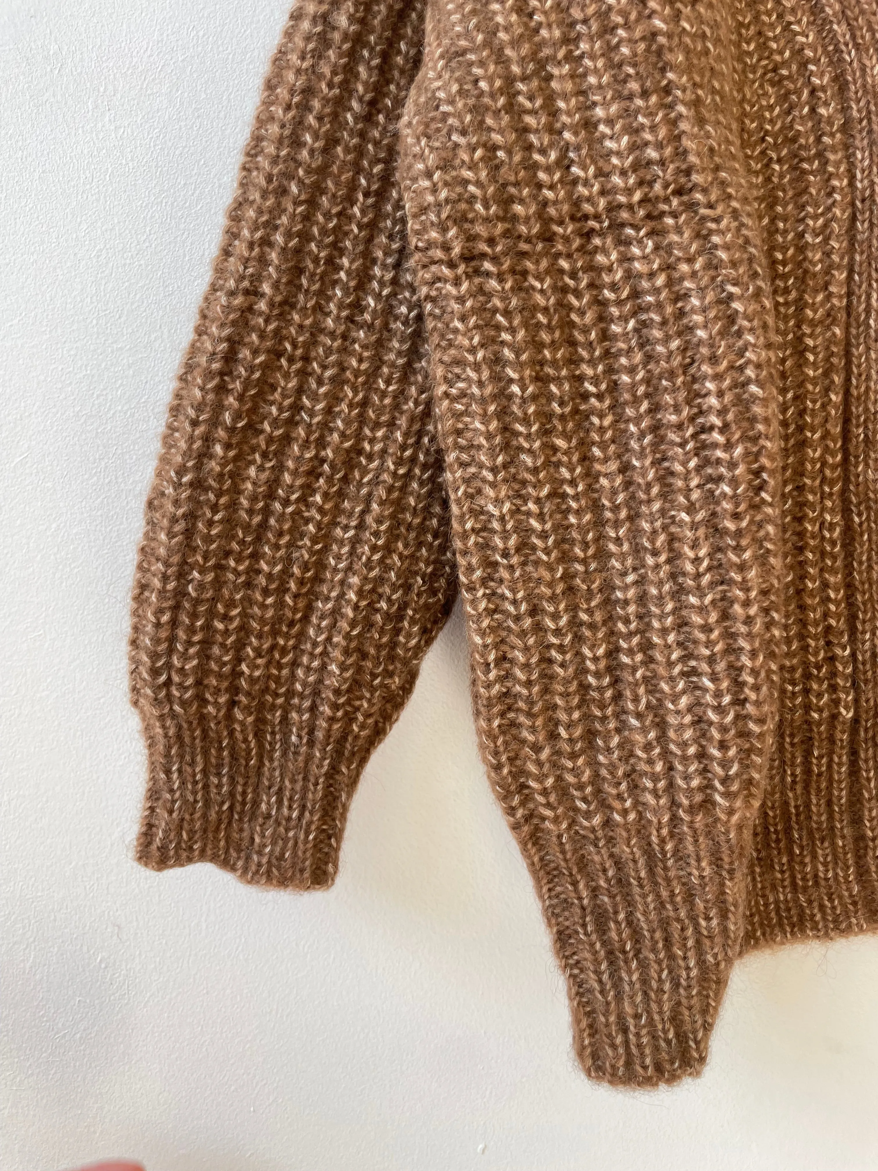 Caramel Gaston Cardigan, Undyed Aplaca sold by Happy French Gang product image thumbnail 4