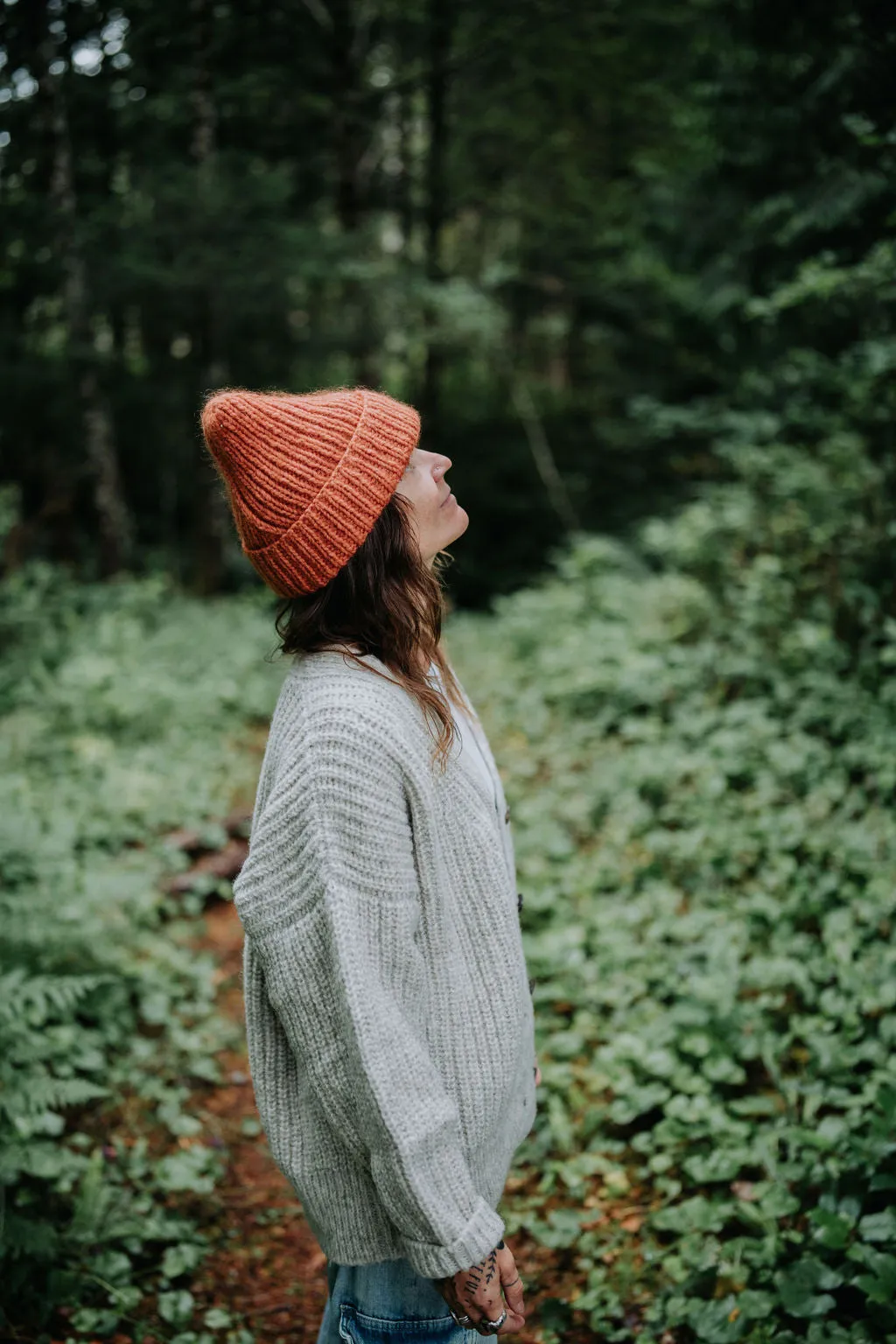 Silver Gaston Cardigan, Undyed Alpaca sold by Happy French Gang product image thumbnail 3