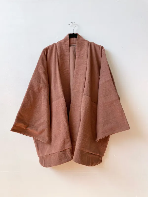 Terracotta Desert Coat made by Happy French Gang