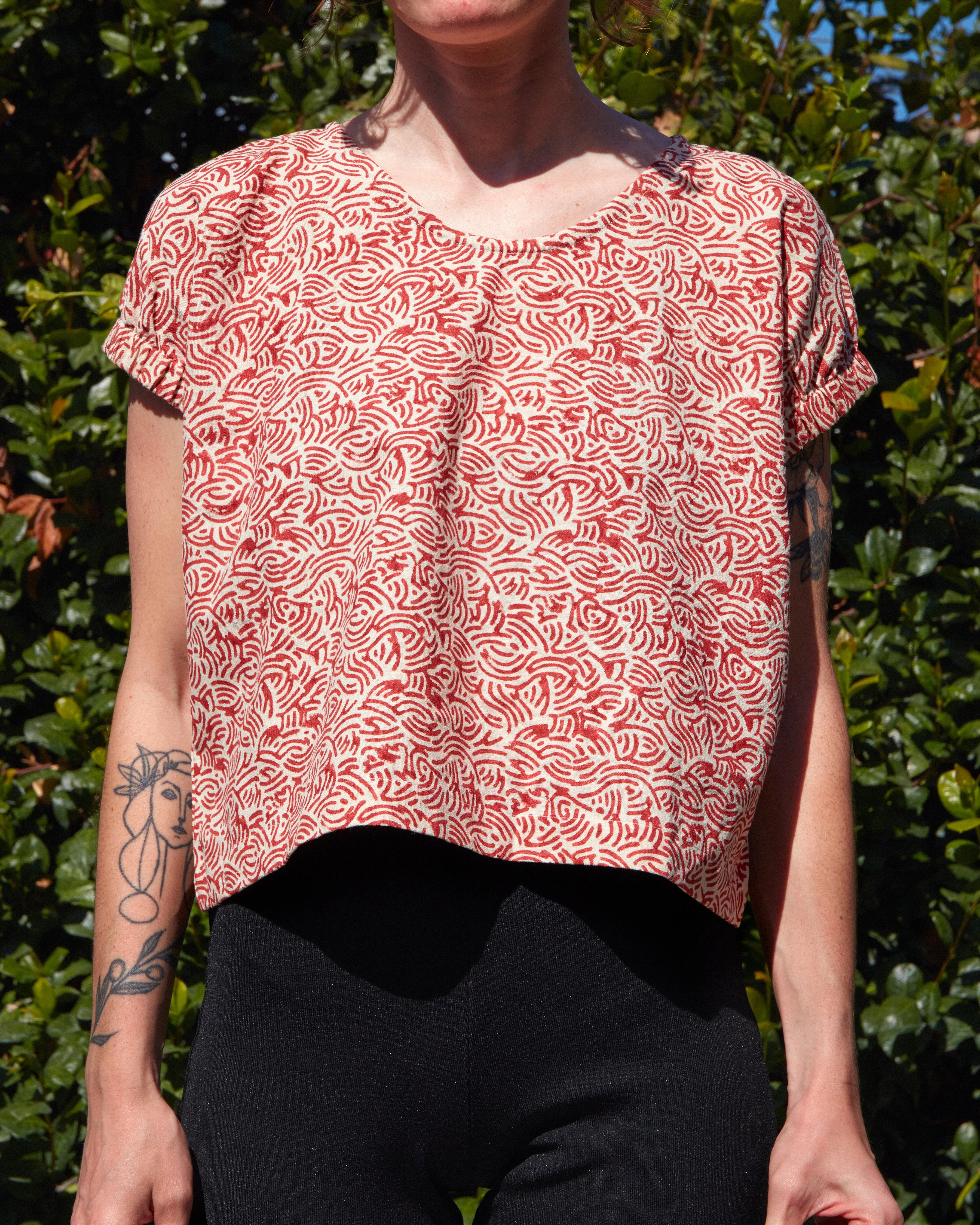 Zélia Top Madder Vibe sold by Happy French Gang