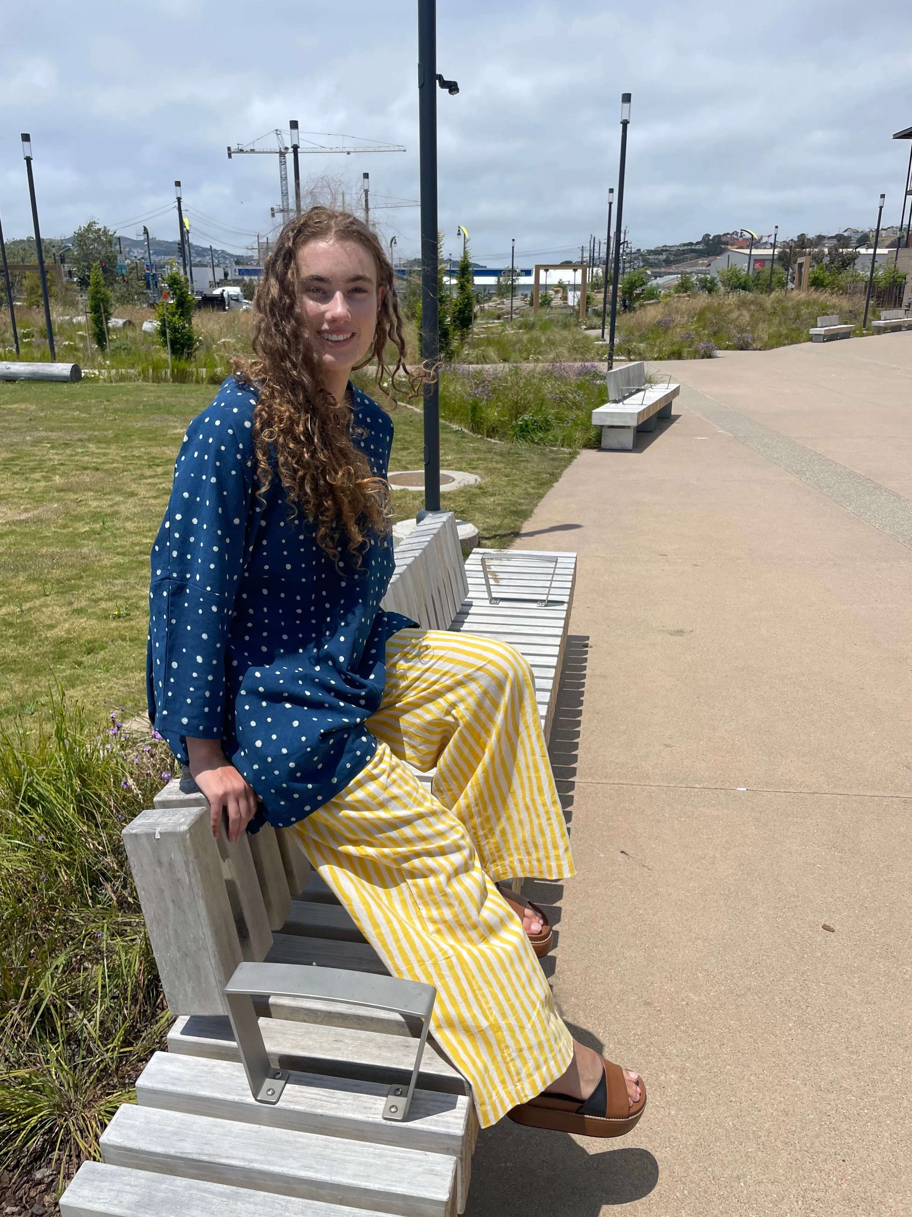 Indigo & Dots Dress/Tunic sold by Happy French Gang product image thumbnail 4