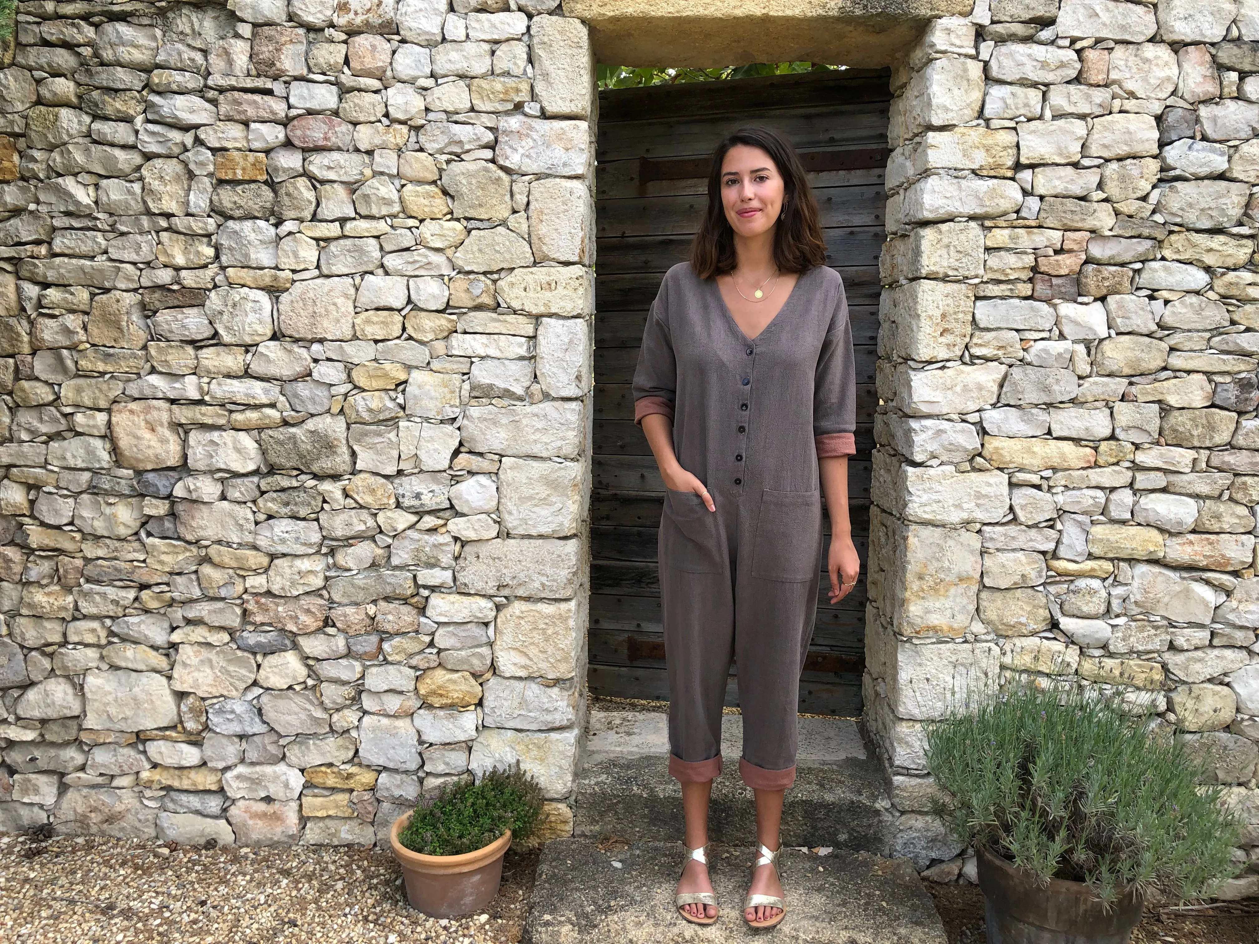 Chocogrey Jumpsuit sold by Happy French Gang product image thumbnail 3