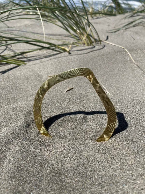 Aqua Bronze Bracelet made by Happy French Gang