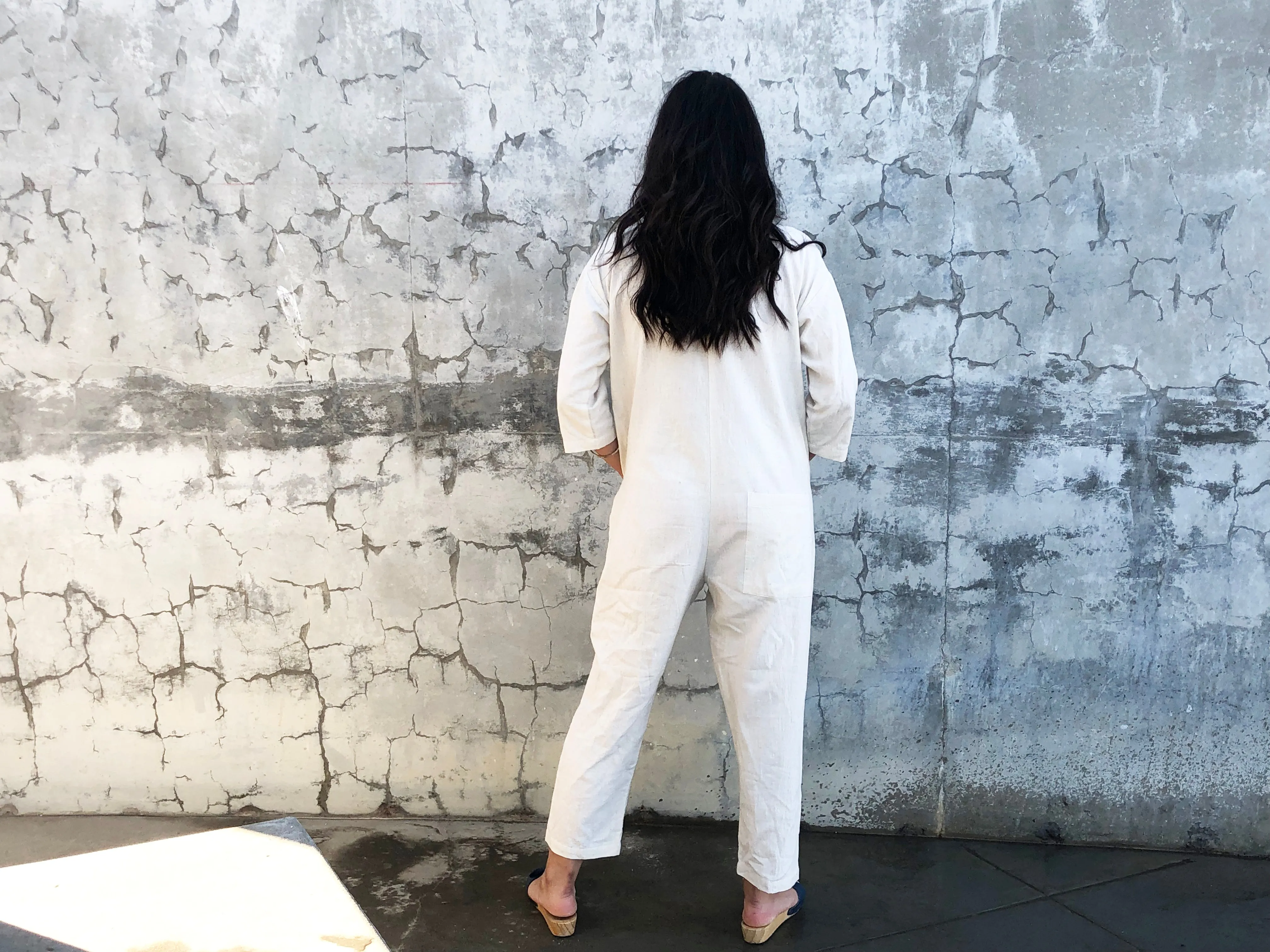 White Extra Light Jumpsuit sold by Happy French Gang product image thumbnail 3