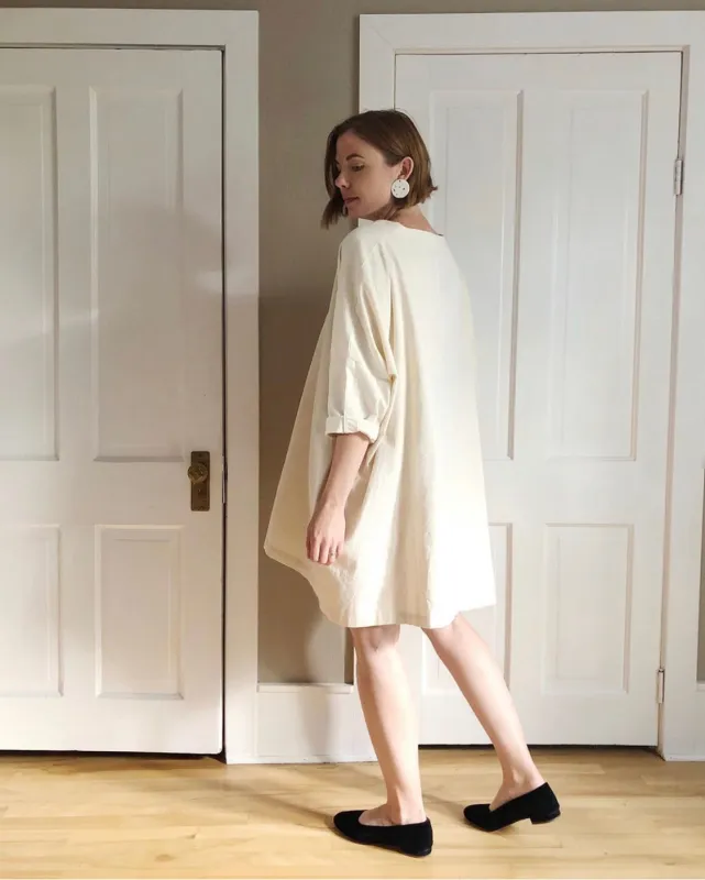 White Dress / Tunic sold by Happy French Gang