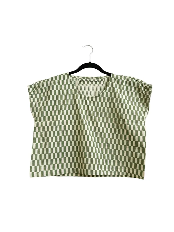 Zélia Top Petit Rectangle - Green made by Happy French Gang
