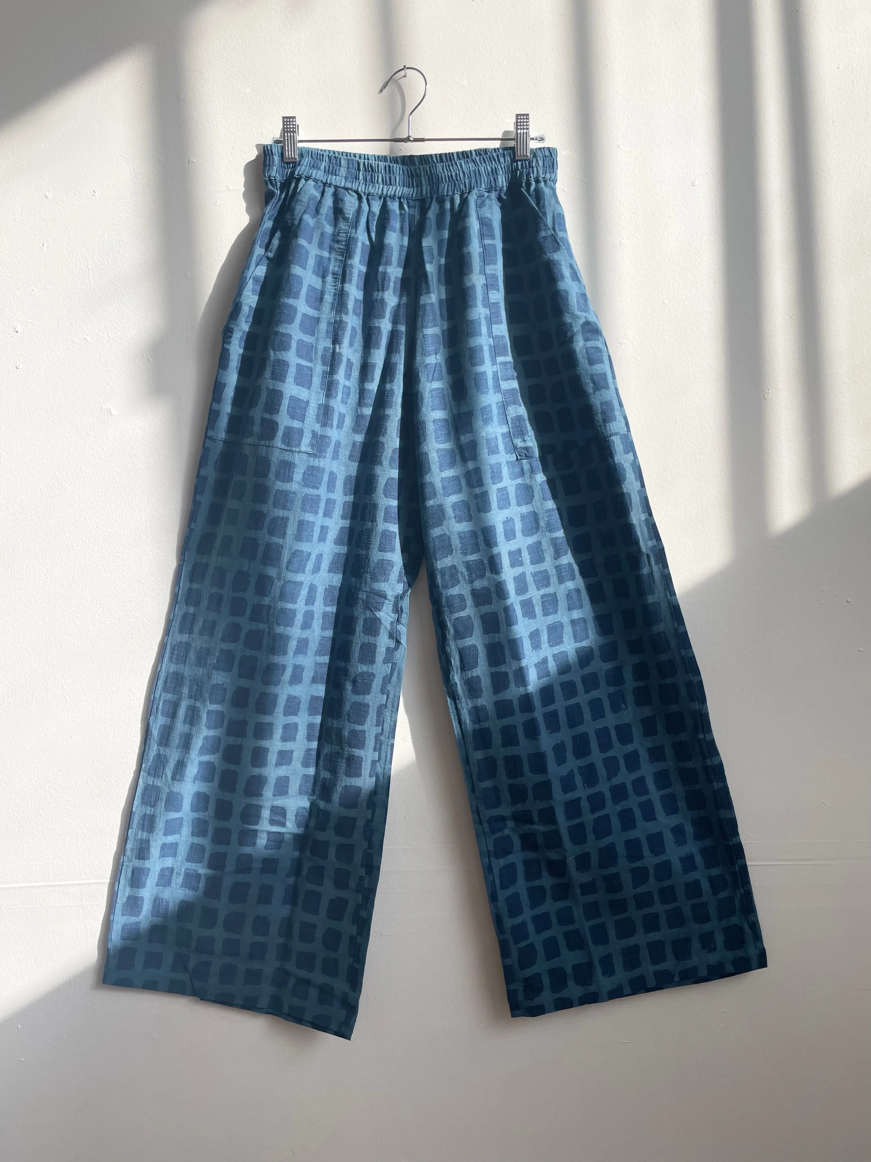 Omar Indigo Big Square Pants sold by Happy French Gang