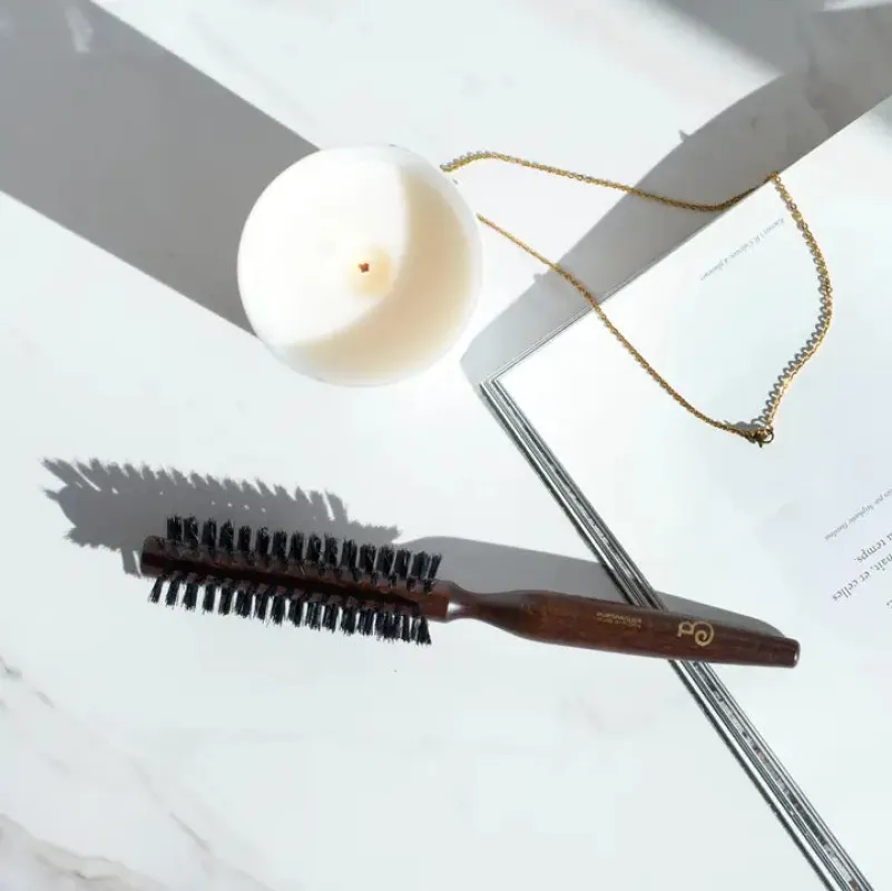 Pure Wild Boar 35 mm Brushing Brush - 100% natural made by Happy French Gang