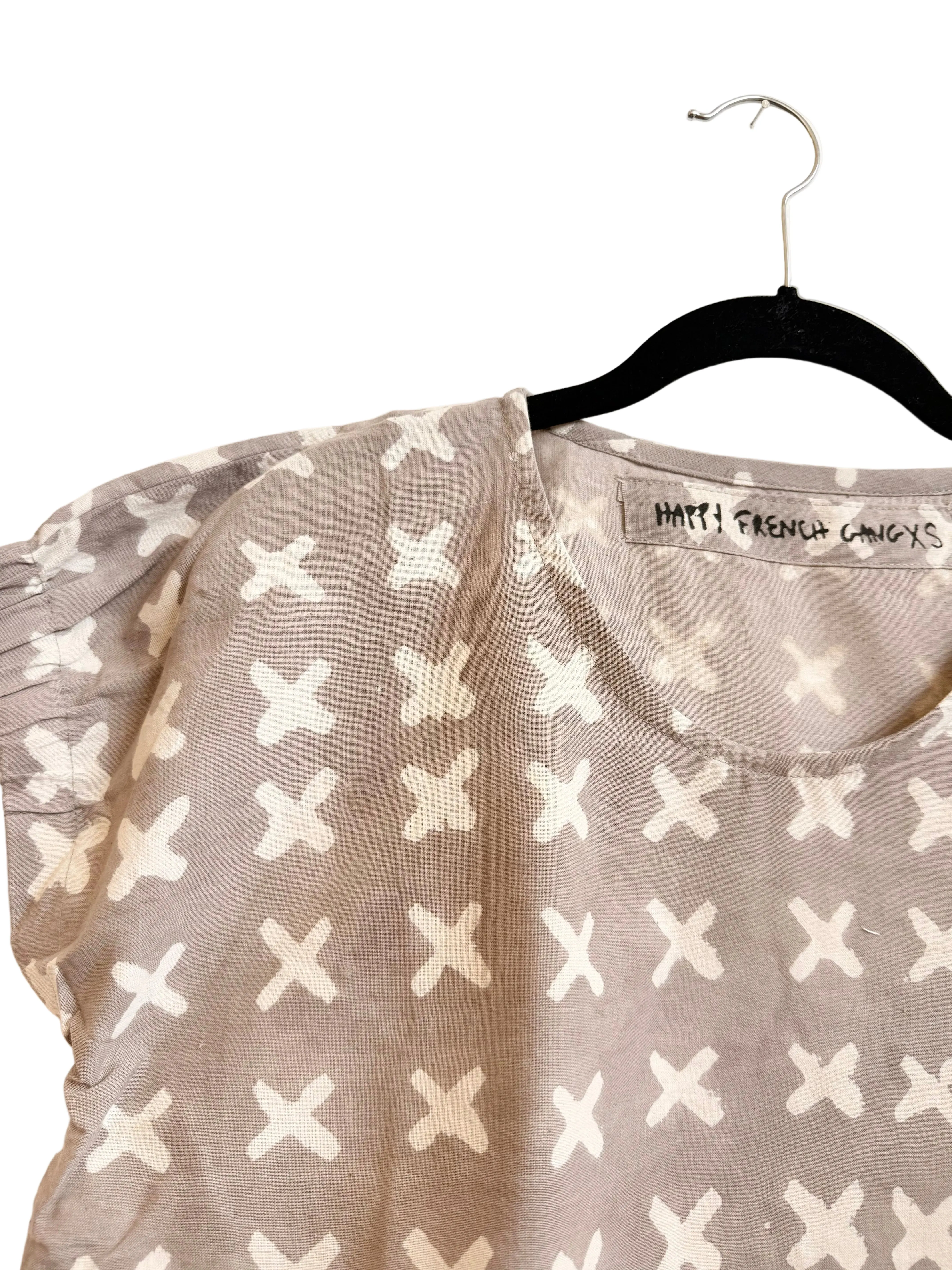 Zélia Top Grey Cross sold by Happy French Gang product image thumbnail 2