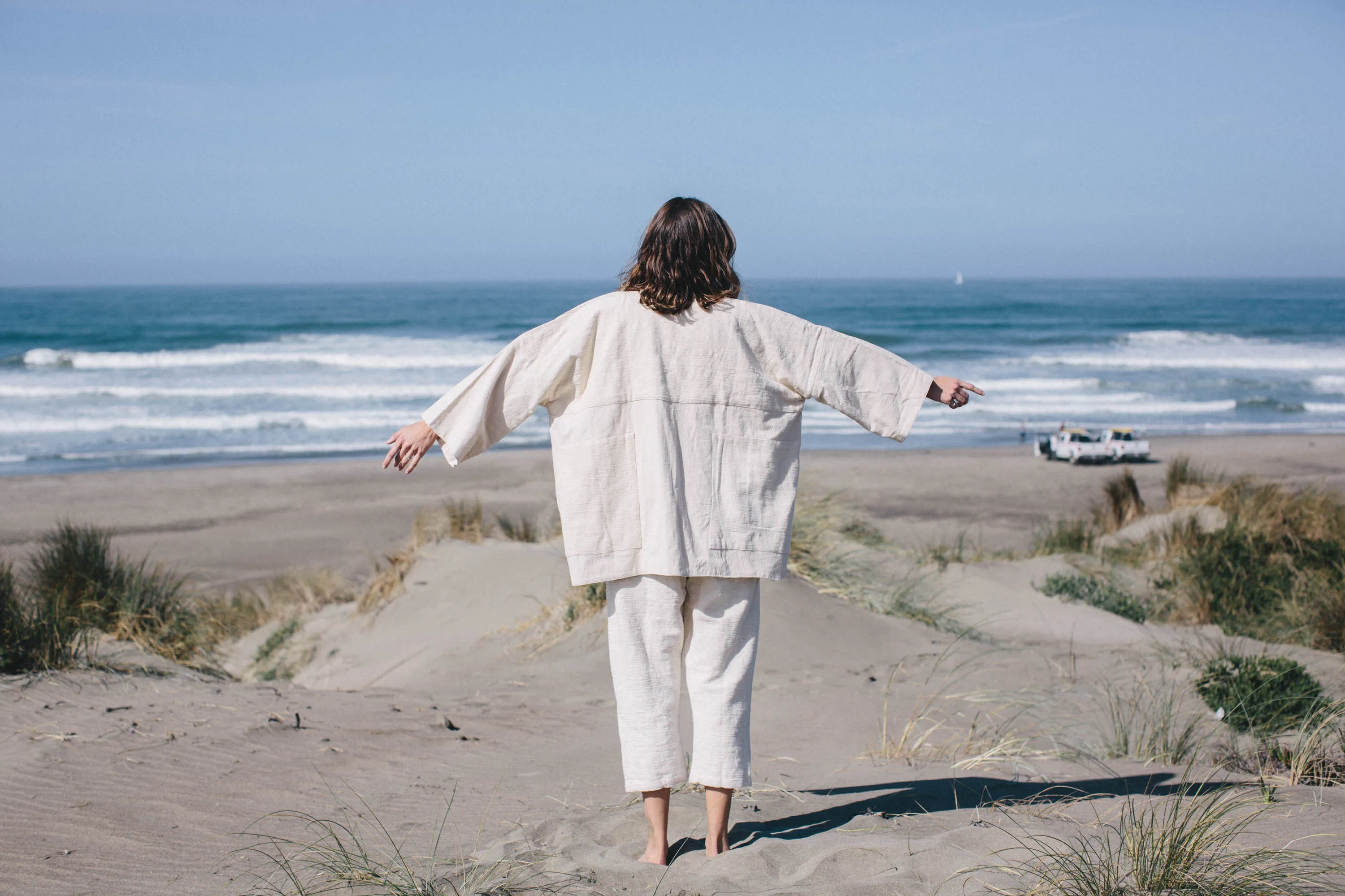 White Sand Coat sold by Happy French Gang product image thumbnail 4