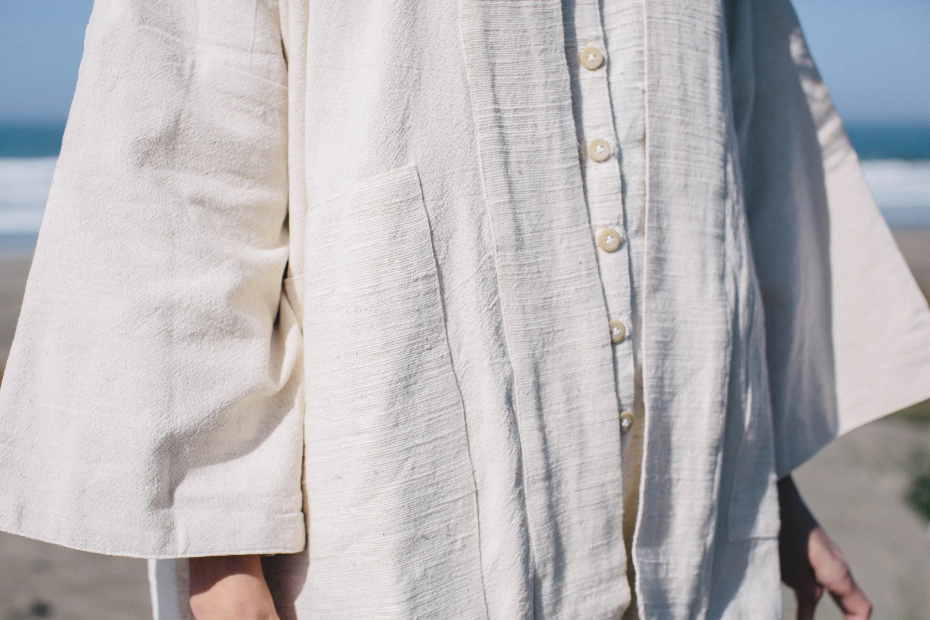 White Sand Coat sold by Happy French Gang product image thumbnail 3