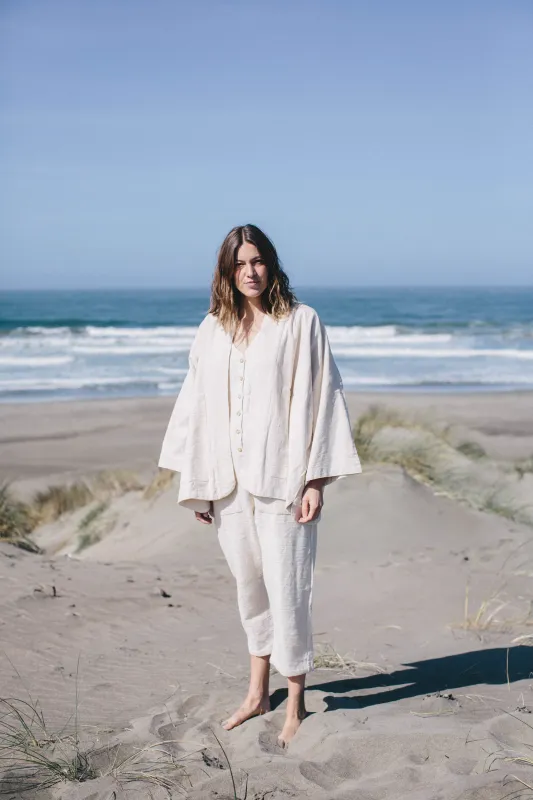 White Sand Coat made by Happy French Gang