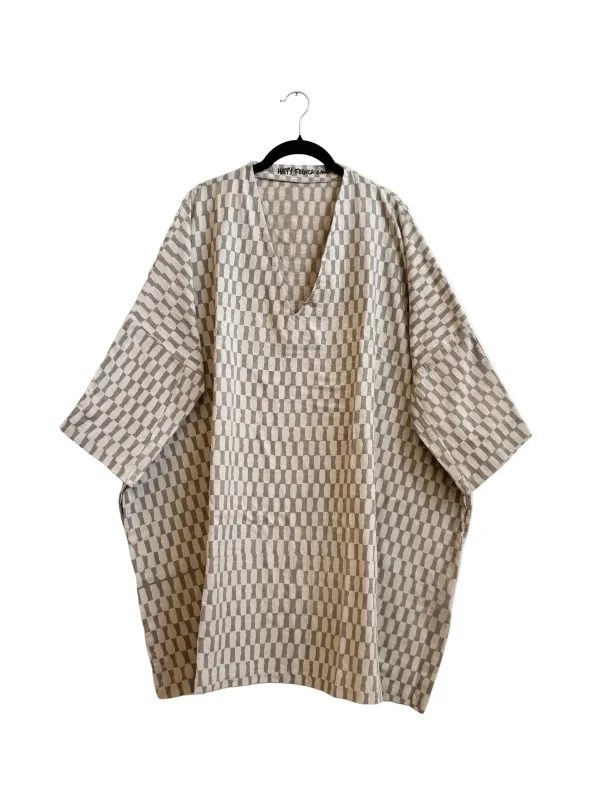 Dress / Tunic Grey Small Rectangle made by Happy French Gang