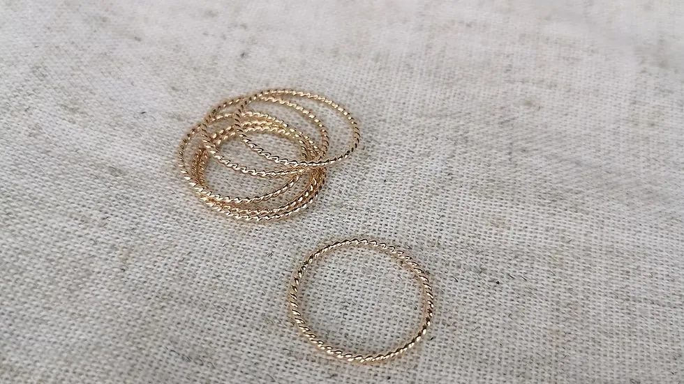 ROPE - Twisted Stackable Ring sold by Cokluch product image thumbnail 2