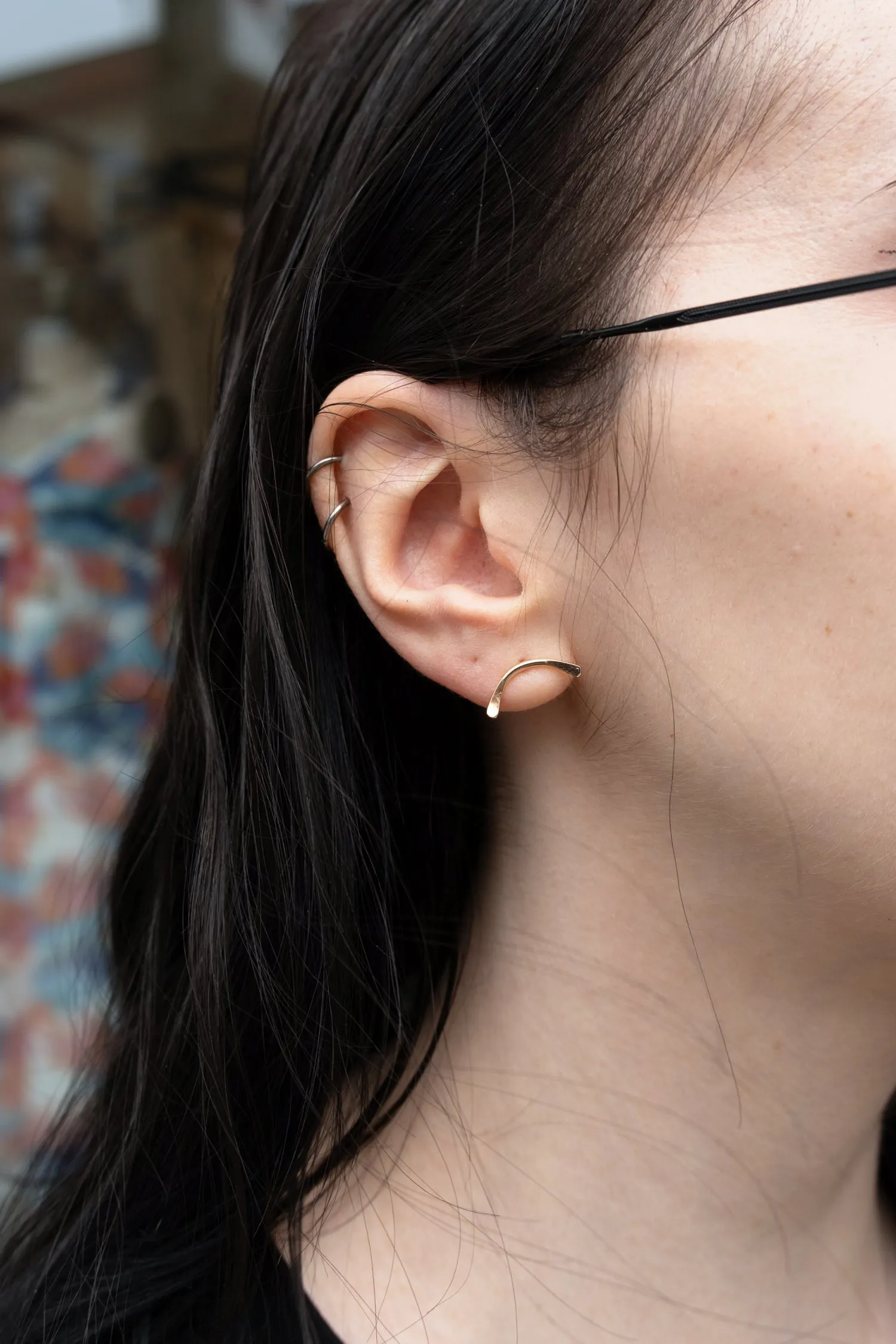 ARCH - Half Circle Stud Earrings sold by Cokluch product image thumbnail 3