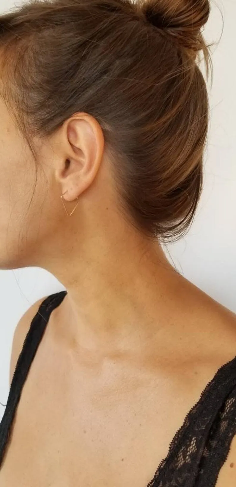 SWAN DIAMOND - Geometric Hoop Earrings sold by Cokluch product image thumbnail 3