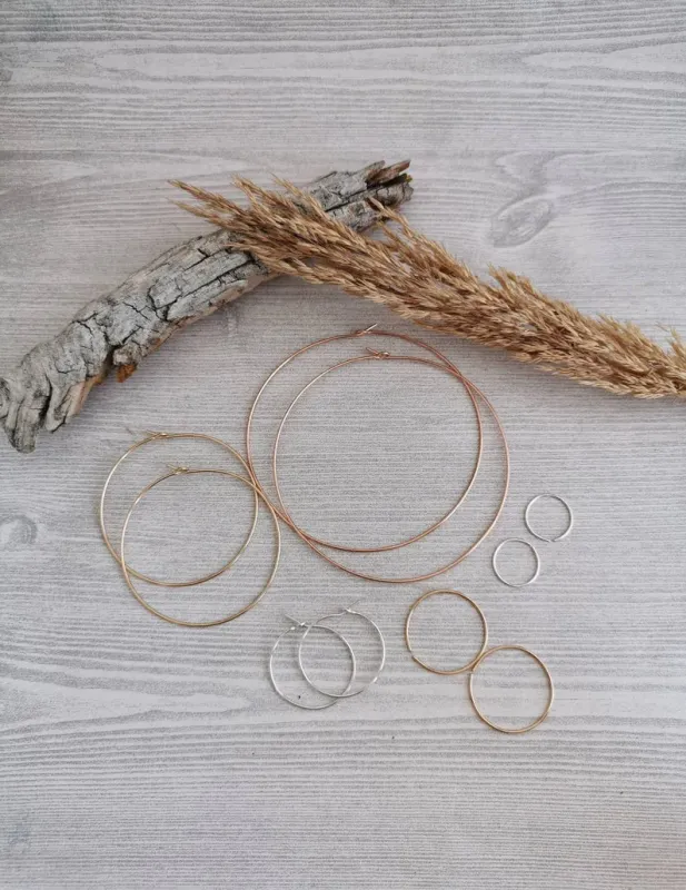 Boucles d'oreilles Créoles - SWAN CIRCLE sold by Cokluch