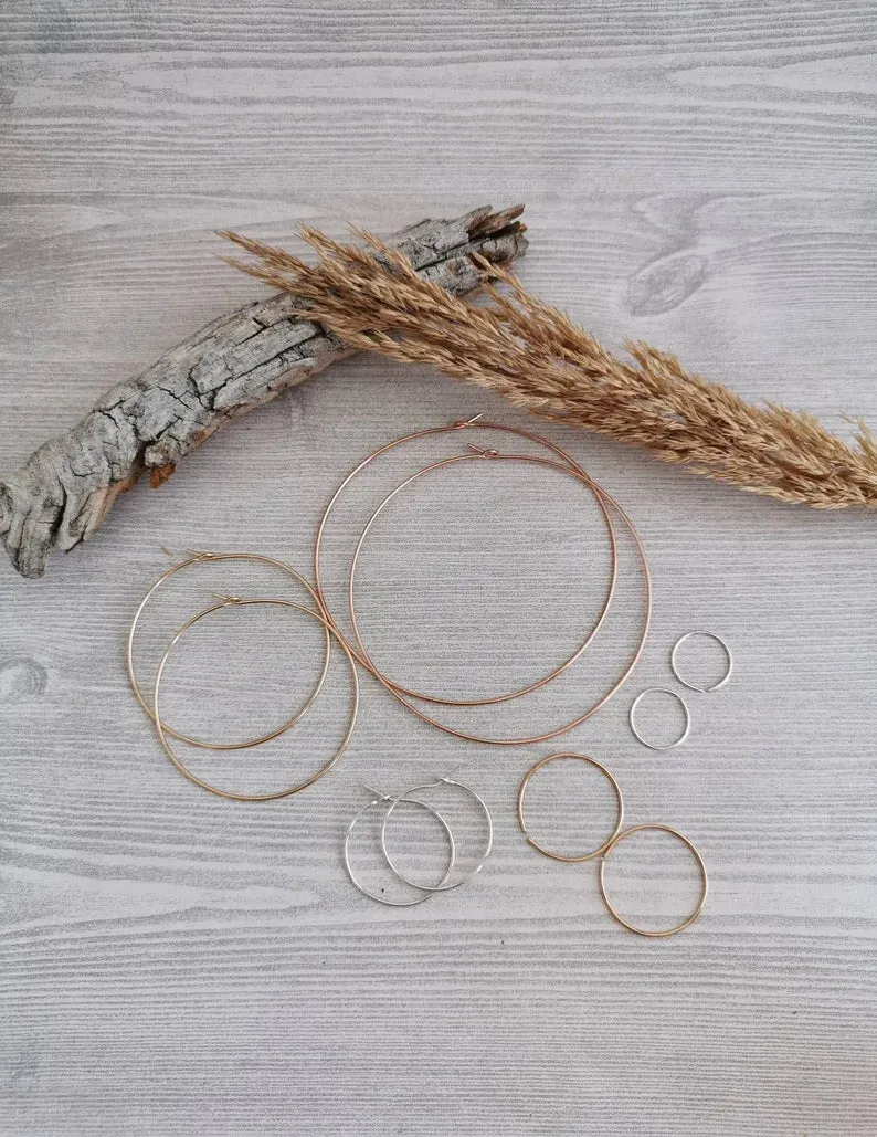 Boucles d'oreilles Créoles - SWAN CIRCLE sold by Cokluch