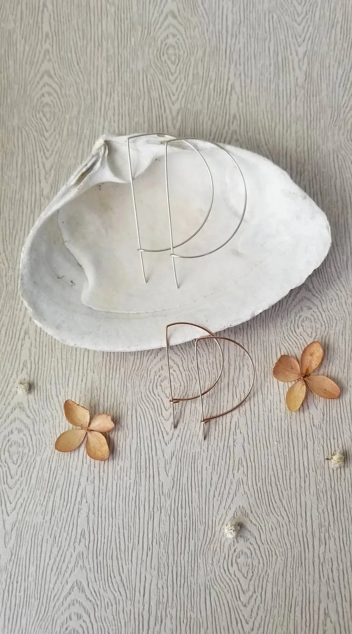 PERSEPHONE - Half Moon Hoop Earrings sold by Cokluch product image thumbnail 2