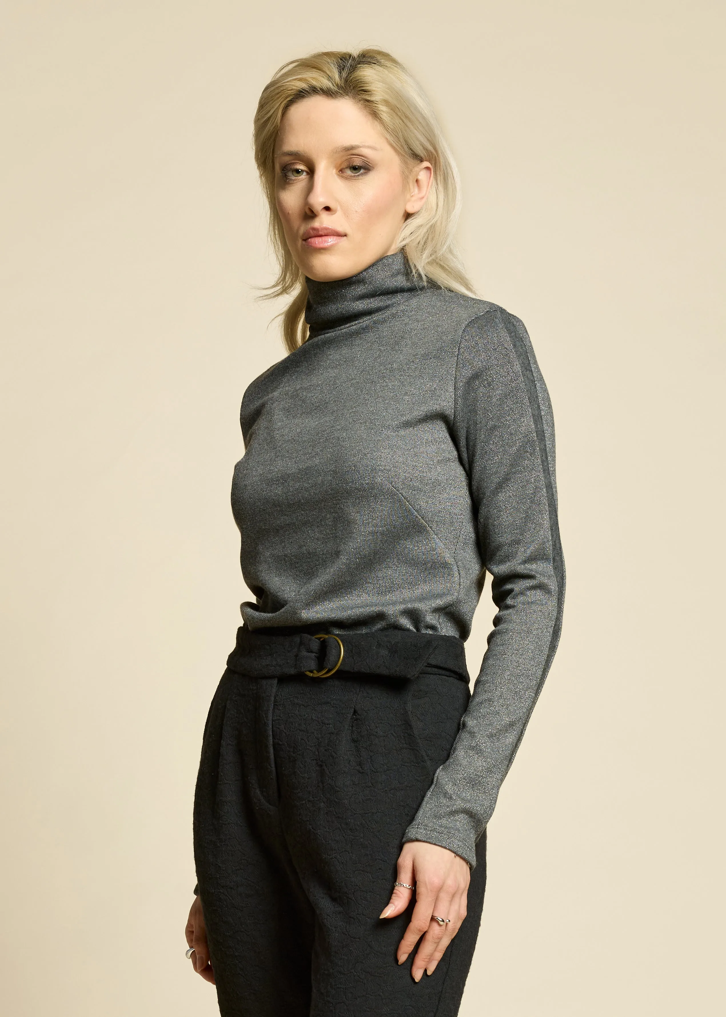 MORTEL Top - Facet Silver sold by Cokluch