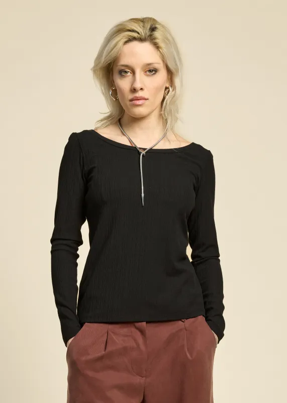 CONFETTI Top - Black made by Cokluch