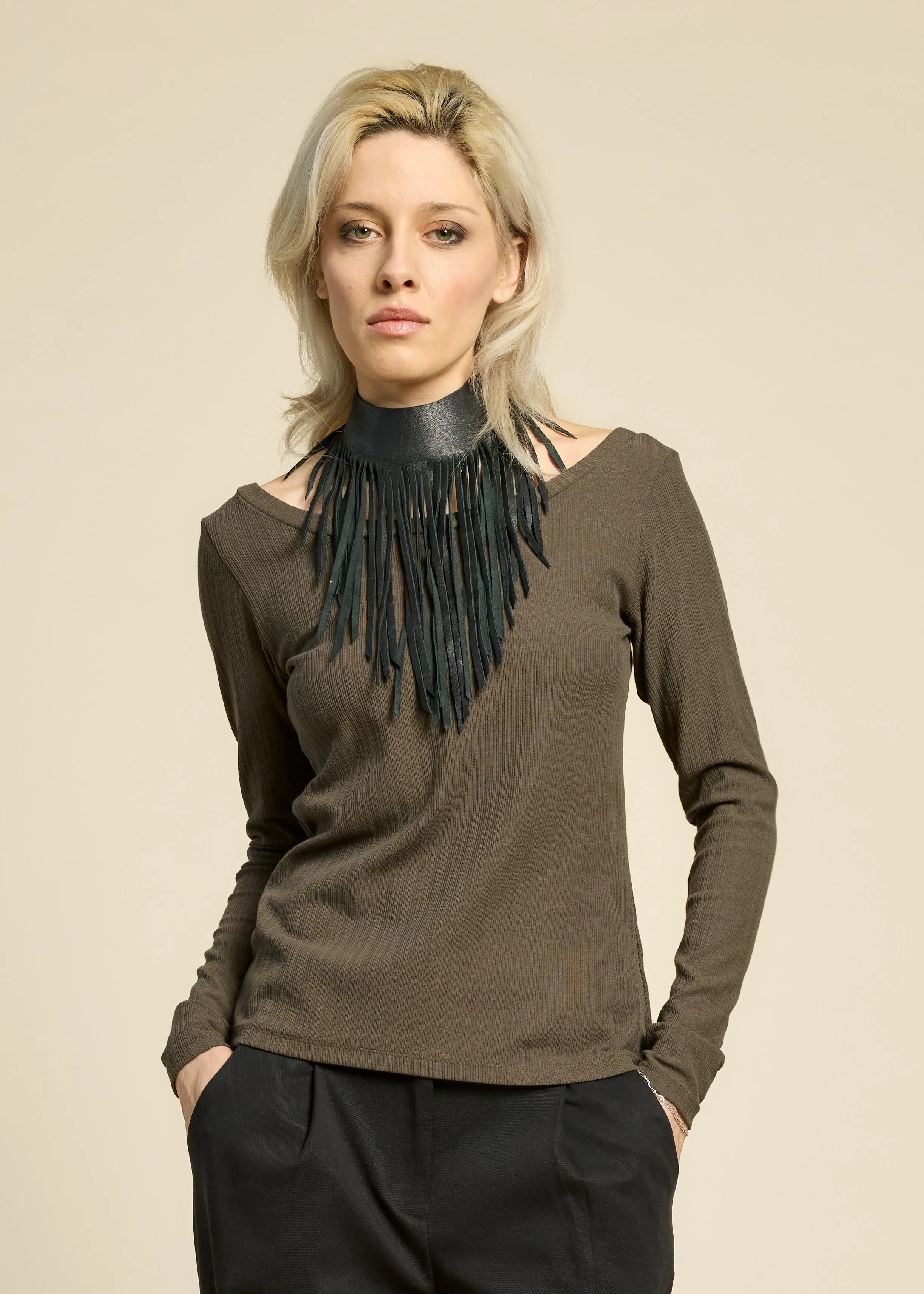 CONFETTI Top - Olive sold by Cokluch