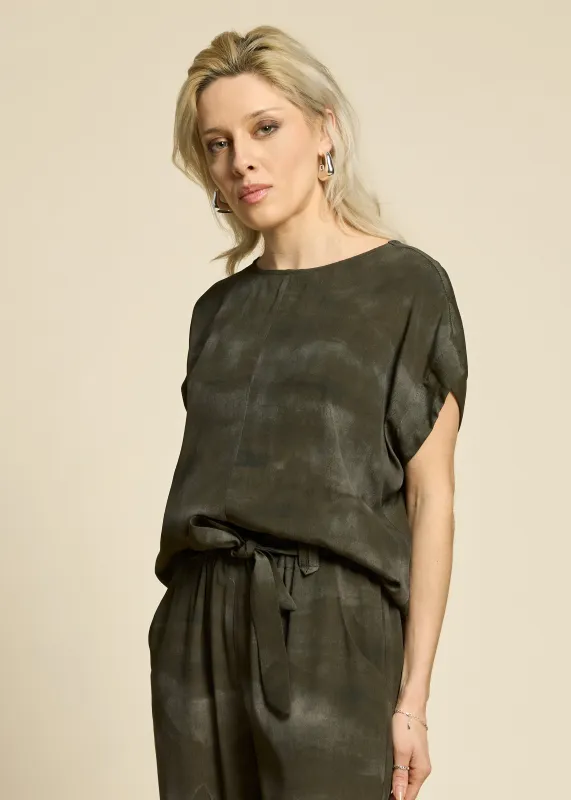 SILENCE Top - Olive Mist sold by Cokluch