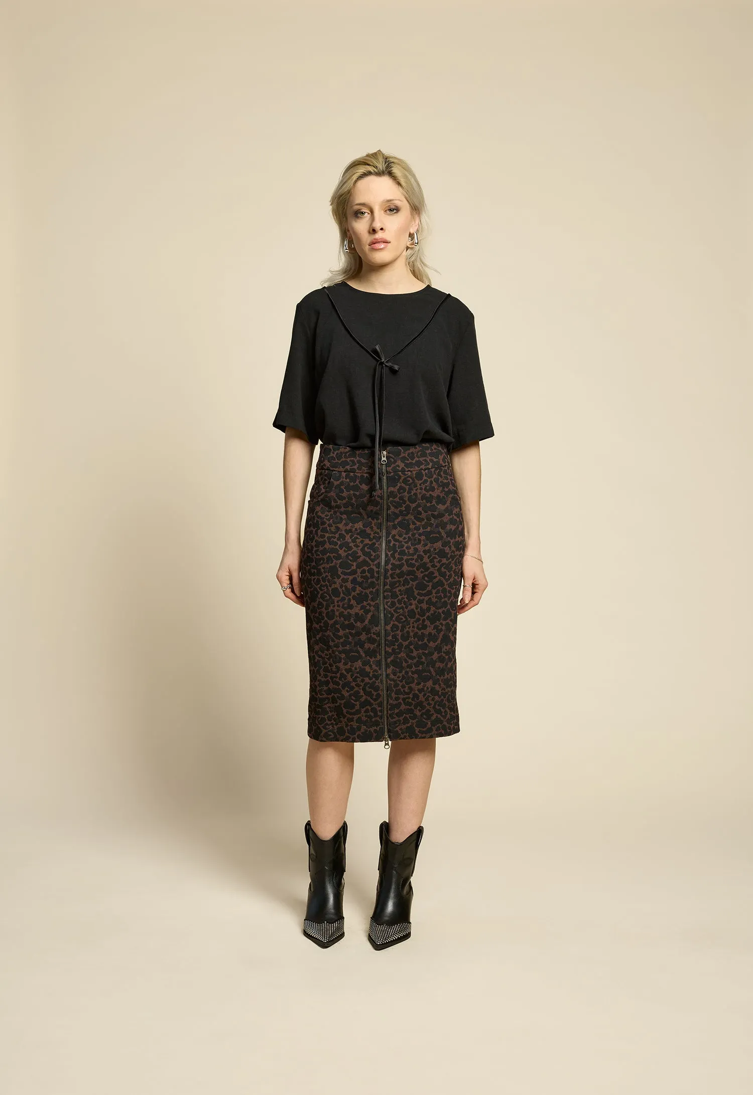 REFLEXIONS Skirt - Cappuccino sold by Cokluch product image thumbnail 2