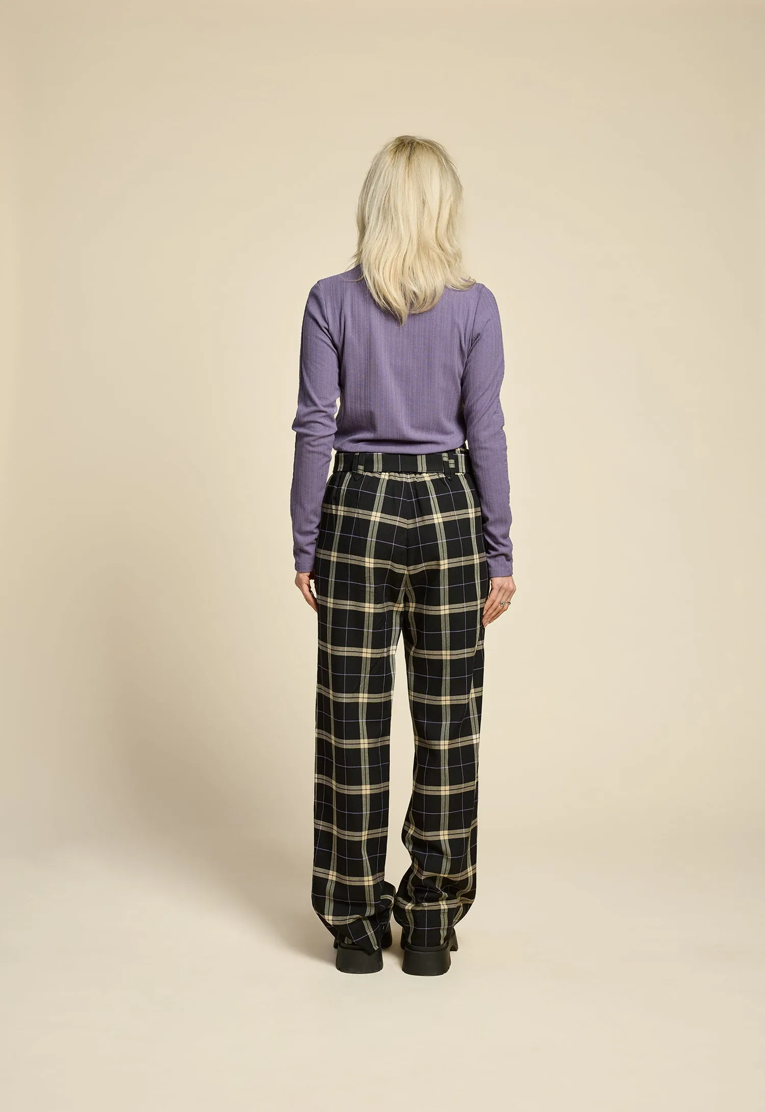 WEST COAST Pants - Black Plaid sold by Cokluch product image thumbnail 3