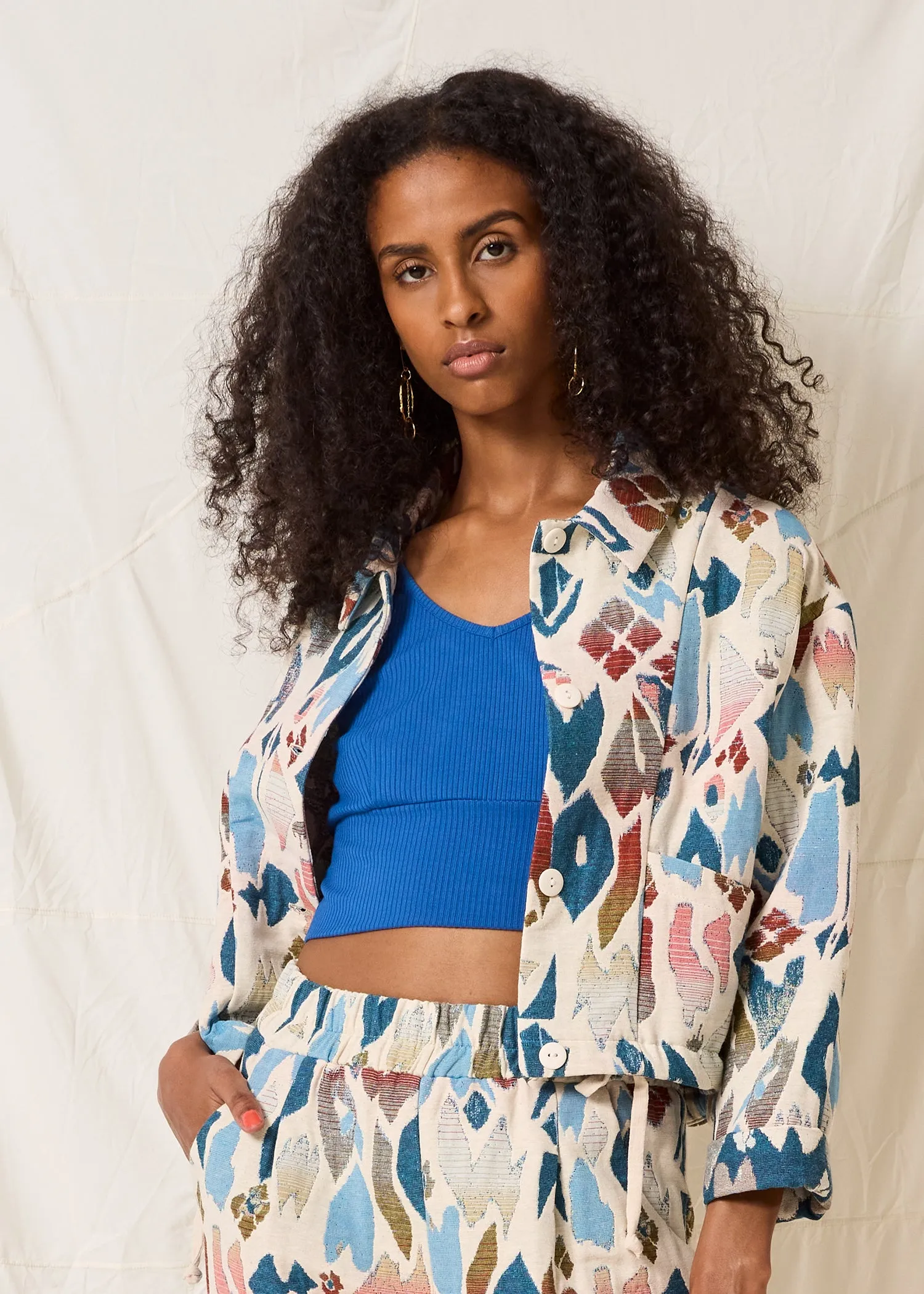 CHARDON Vest - Blue Thalassia sold by Cokluch