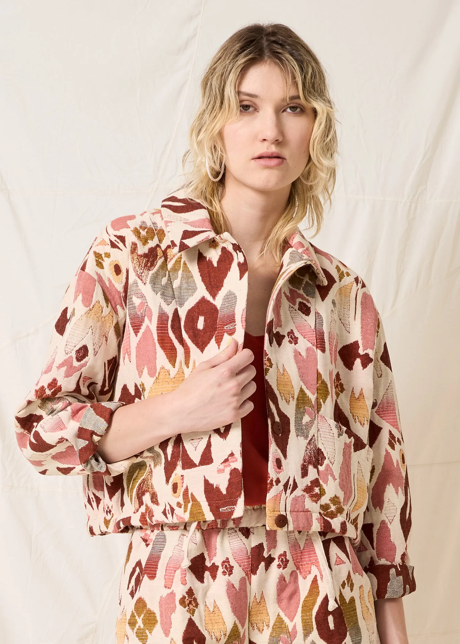 CHARDON Vest - Pink Thalassia sold by Cokluch