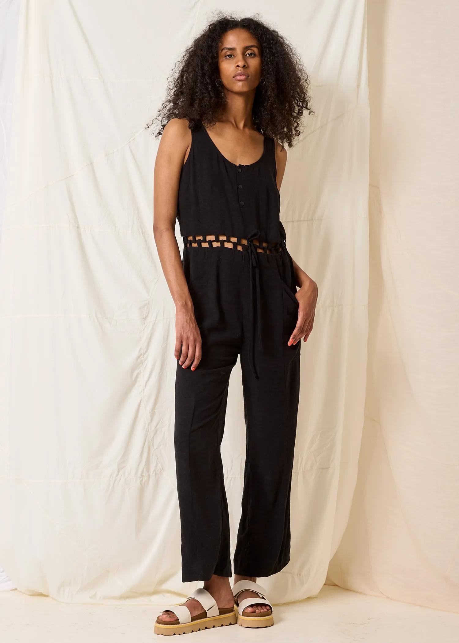 GINGER Jumpsuit - Black sold by Cokluch
