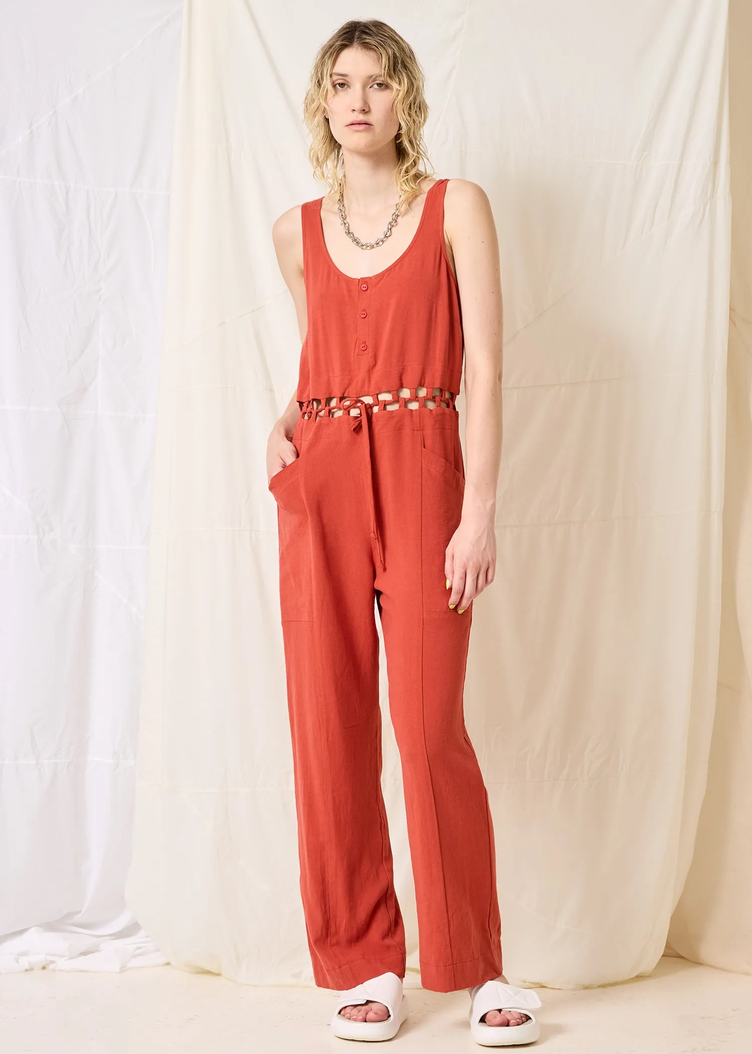 GINGER Jumpsuit - Chili sold by Cokluch