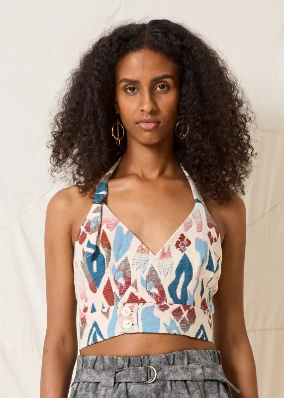 SEED Top - Blue Thalassia made by Cokluch