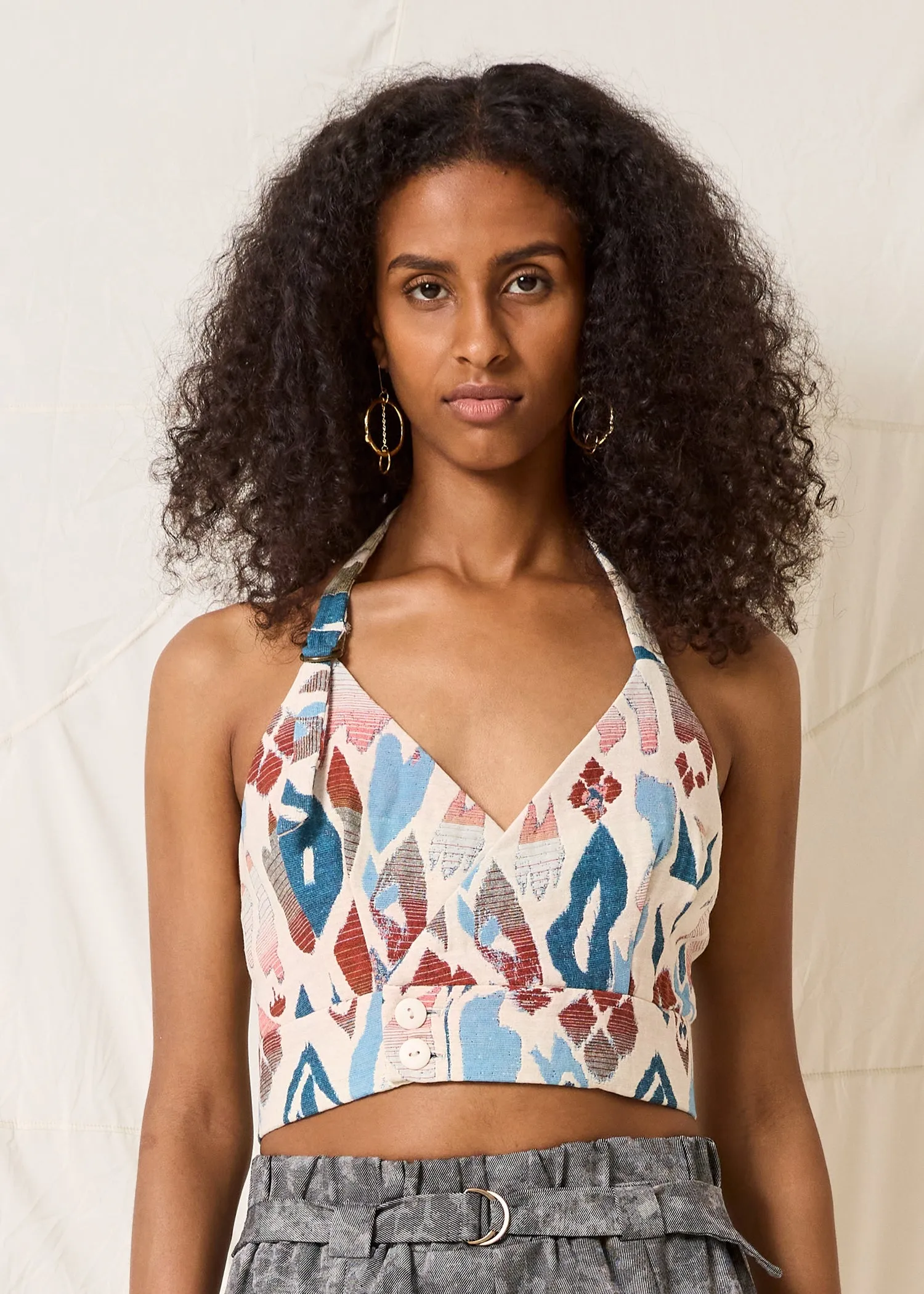 SEED Top - Blue Thalassia sold by Cokluch