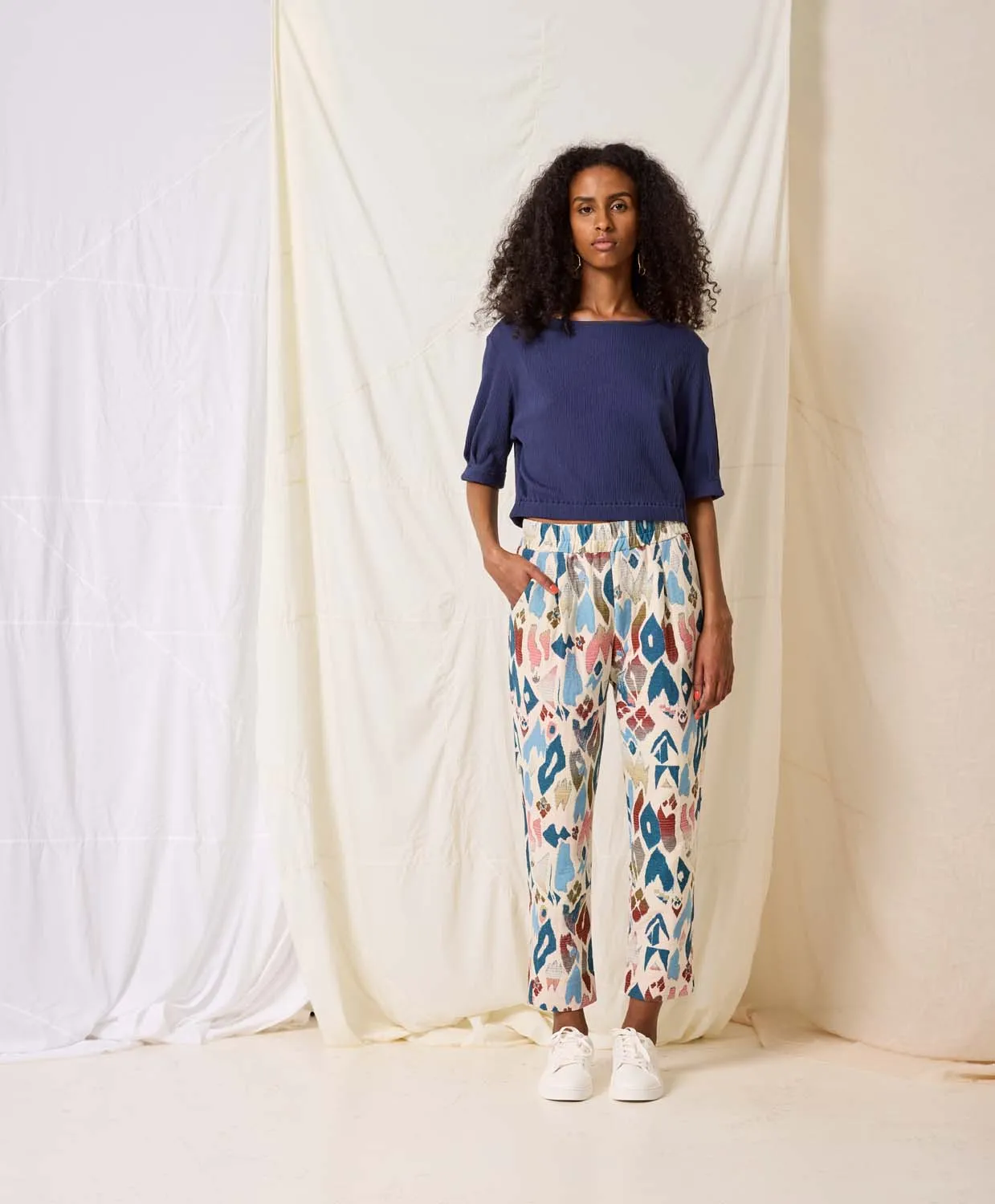 TARA Blouse - Navy sold by Cokluch product image thumbnail 2