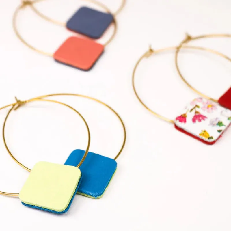 ROUND/SQAURE - Earrings sold by Cokluch