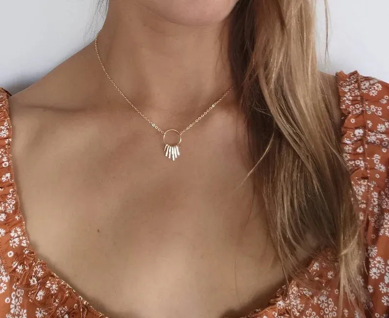 INTA - Sunray Fringe Necklace sold by Cokluch product image thumbnail 2